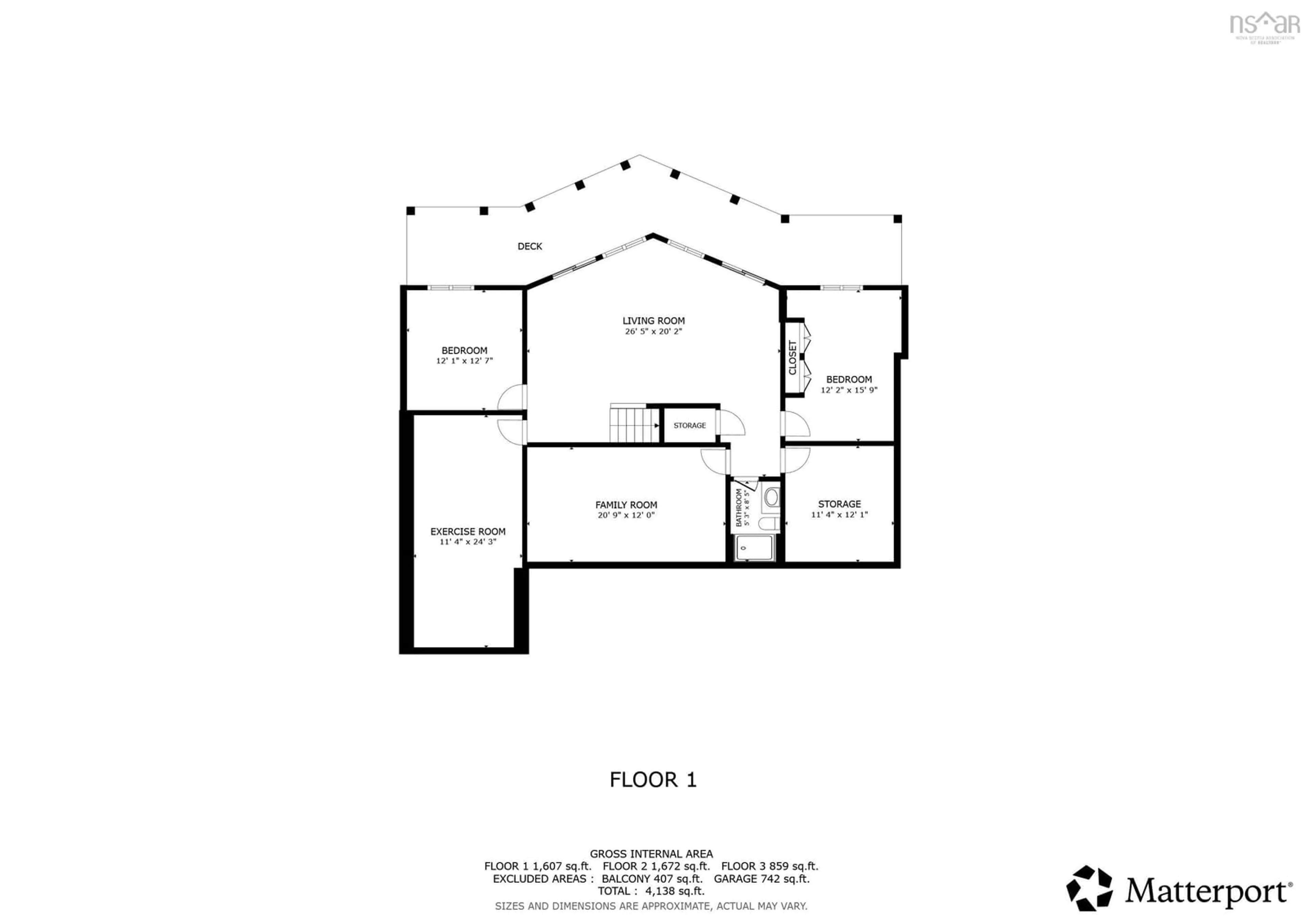 Floor plan for 179 Hages Lane, Prospect Nova Scotia B3T 2A4