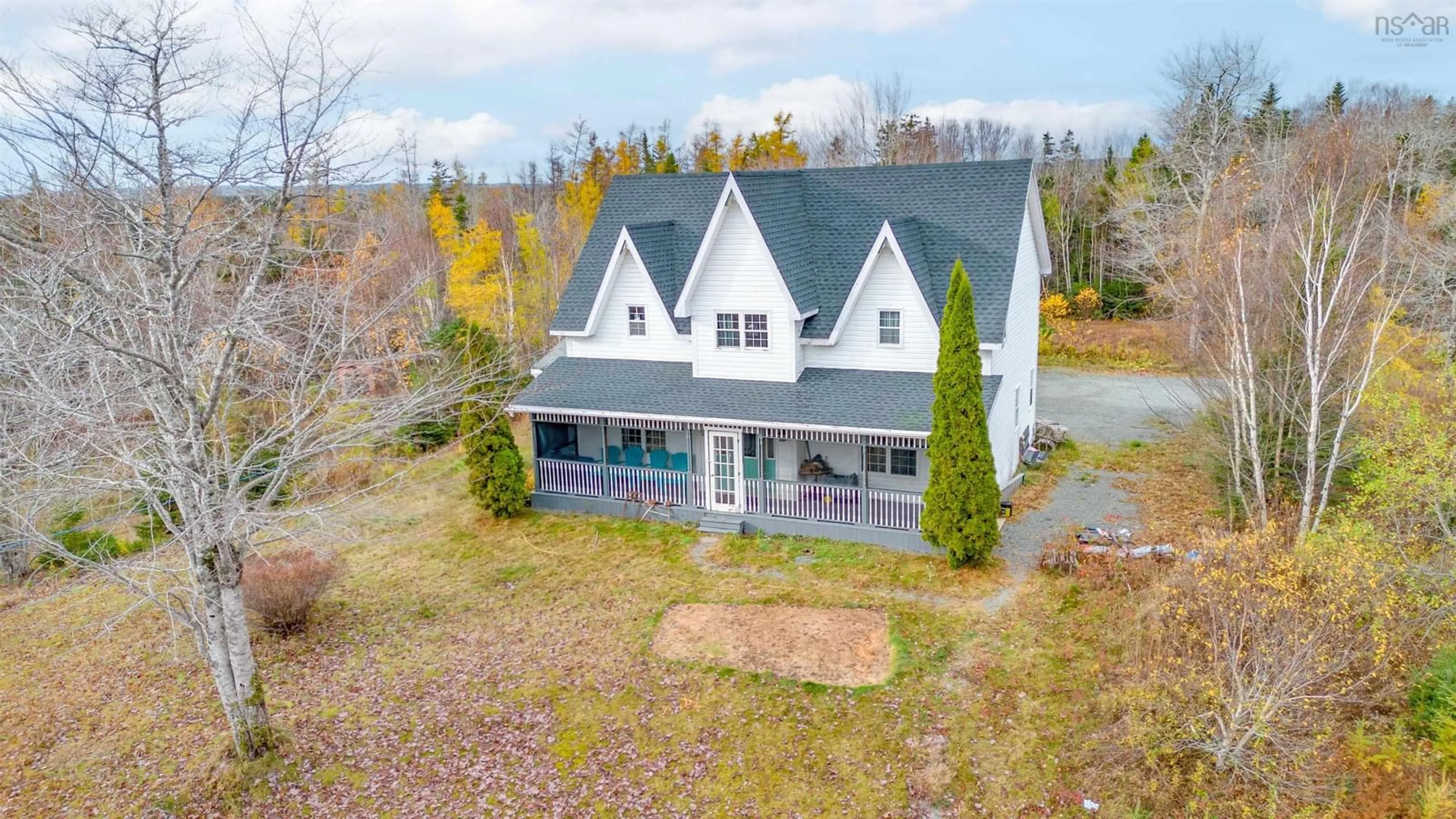 A pic from outside/outdoor area/front of a property/back of a property/a pic from drone, unknown for 209 Intervale Rd, Huntington Nova Scotia B1K 1T6