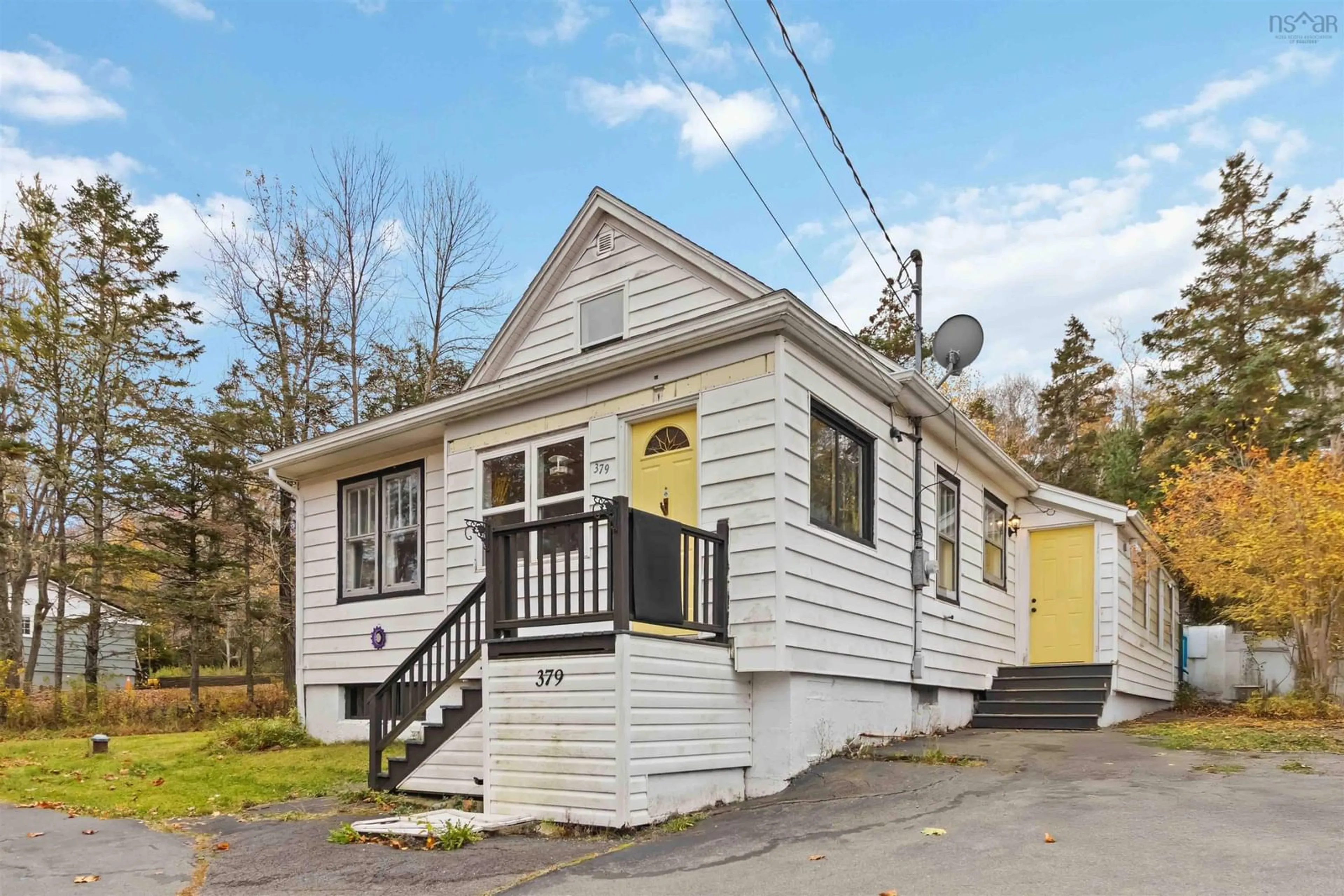 Home with vinyl exterior material, street for 379 Bissett Rd, Cole Harbour Nova Scotia B2V 2T2