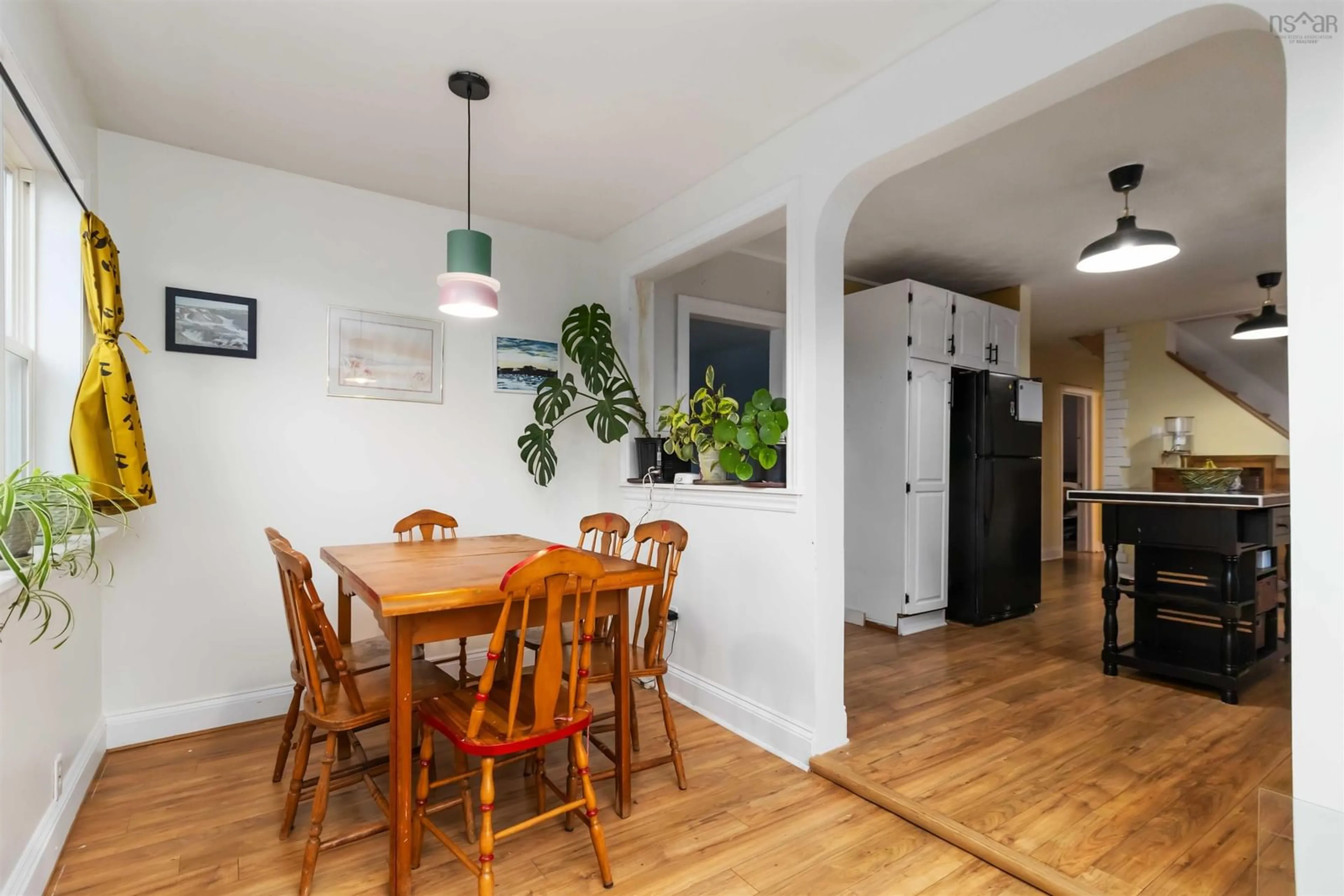 Dining room, wood/laminate floor for 379 Bissett Rd, Cole Harbour Nova Scotia B2V 2T2