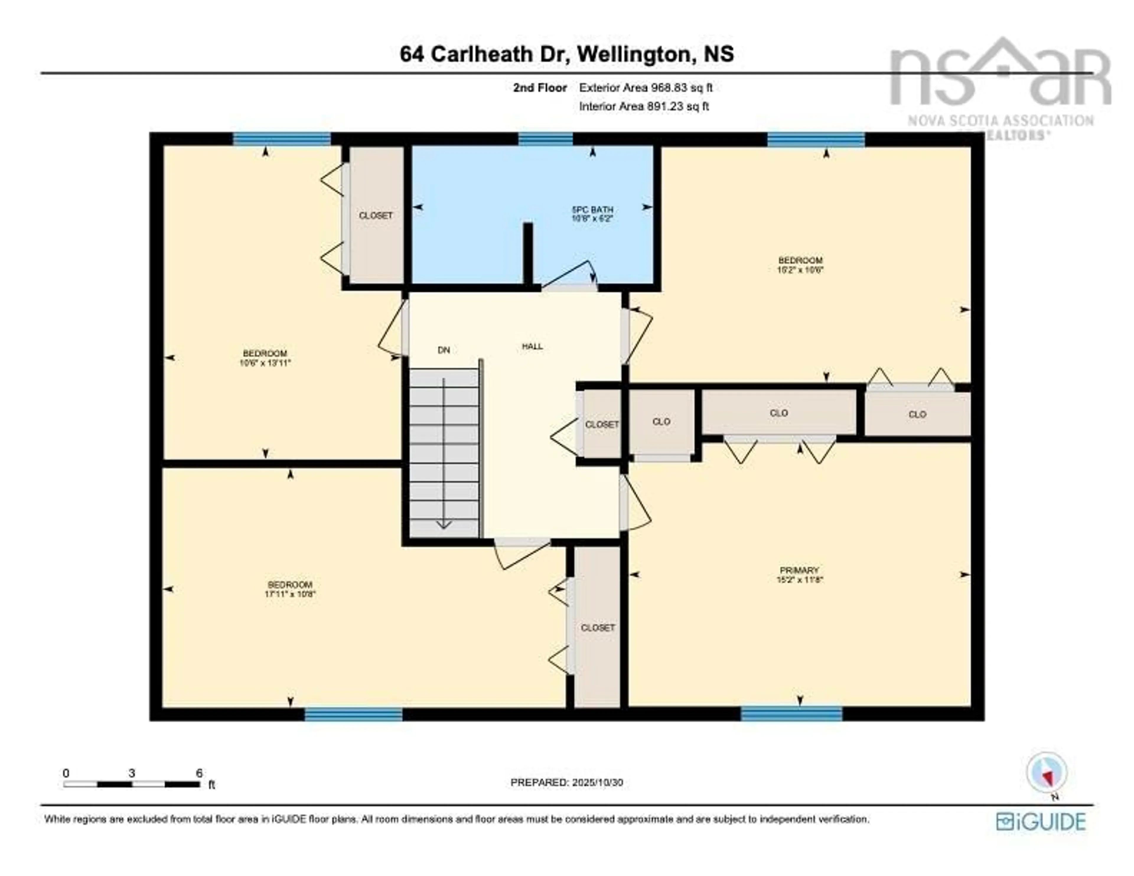 Floor plan for 64 Carlheath, Wellington Nova Scotia B2T 1J4