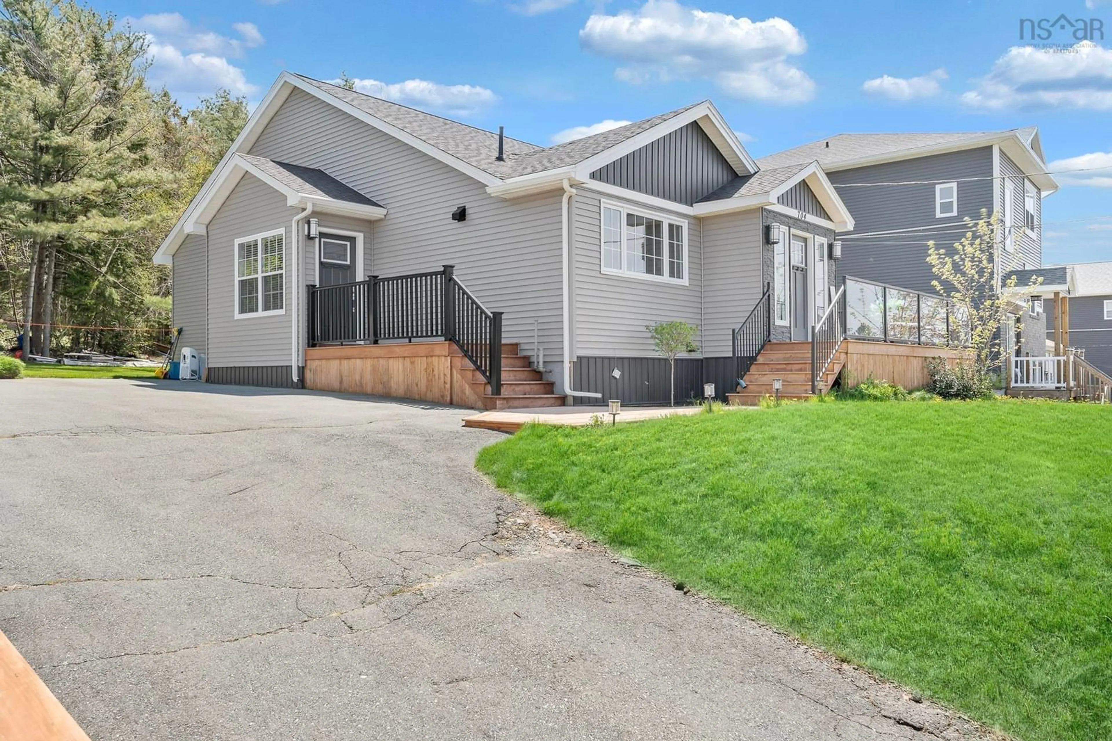 Home with vinyl exterior material, street for 704 Waverley Rd, Dartmouth Nova Scotia B2X 2G4