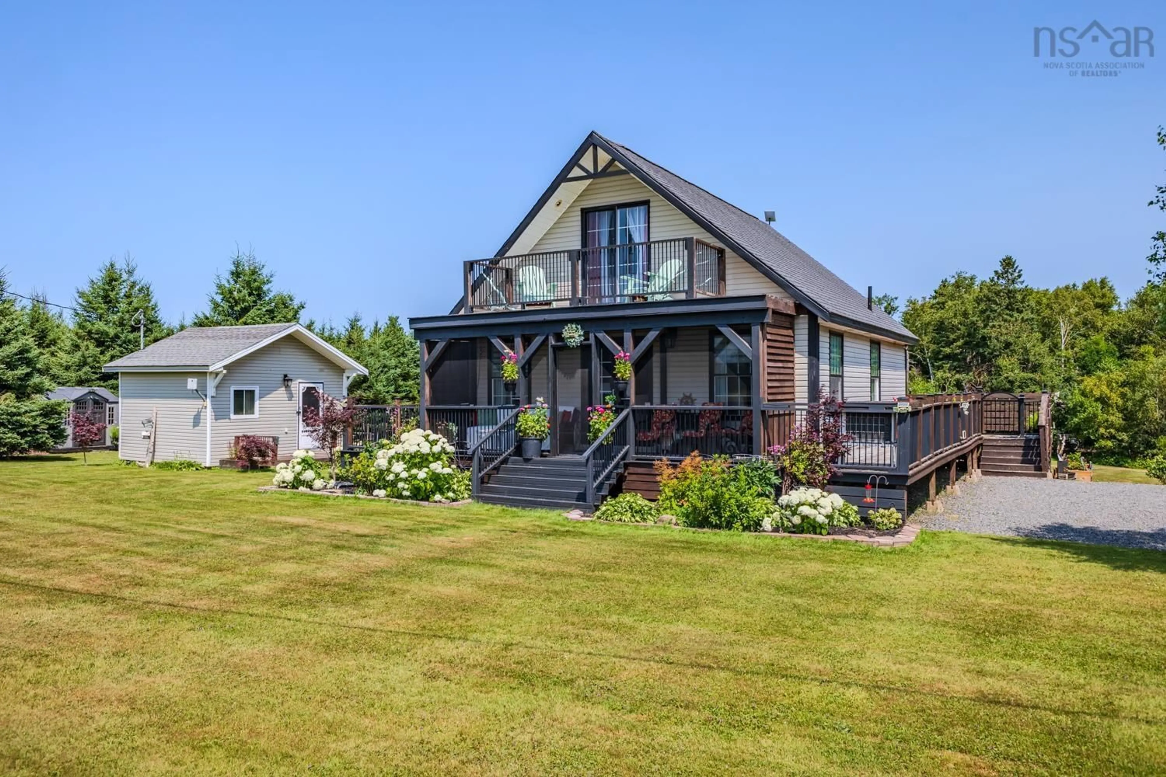 A pic from outside/outdoor area/front of a property/back of a property/a pic from drone, unknown for 1923 Fox Harbour Rd, Fox Harbour Nova Scotia B0K 1Y0