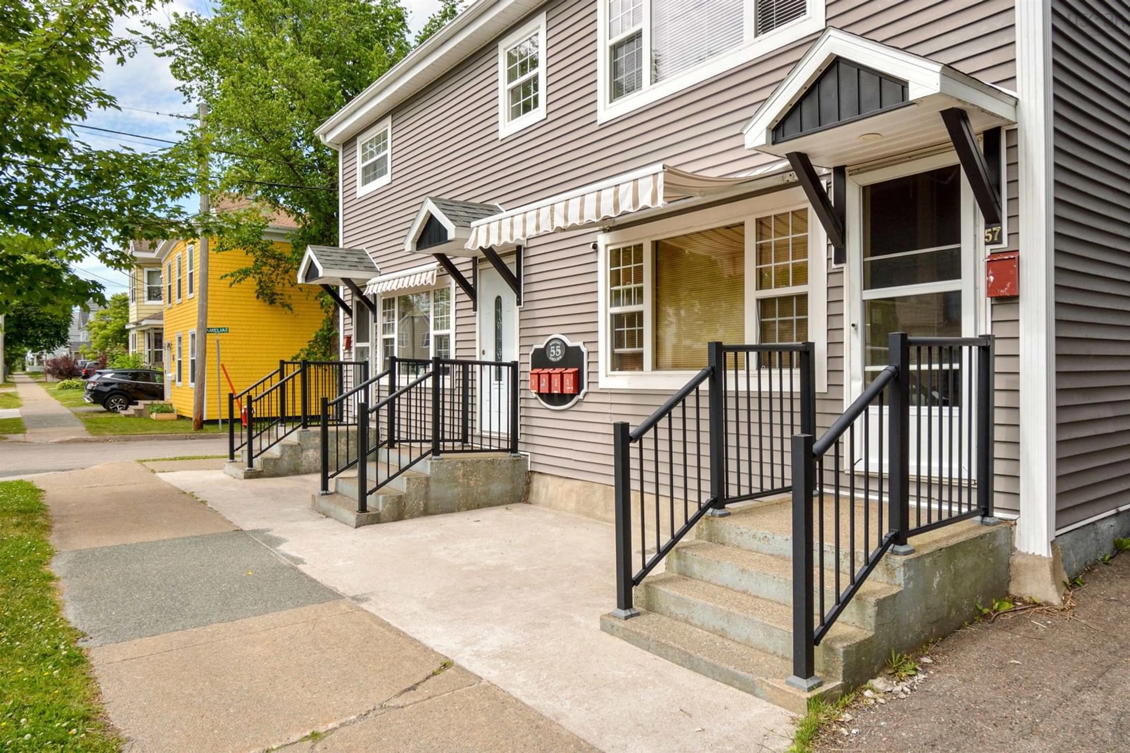 Patio, street for 55 Charlotte St, Sydney Nova Scotia B1P 1B8