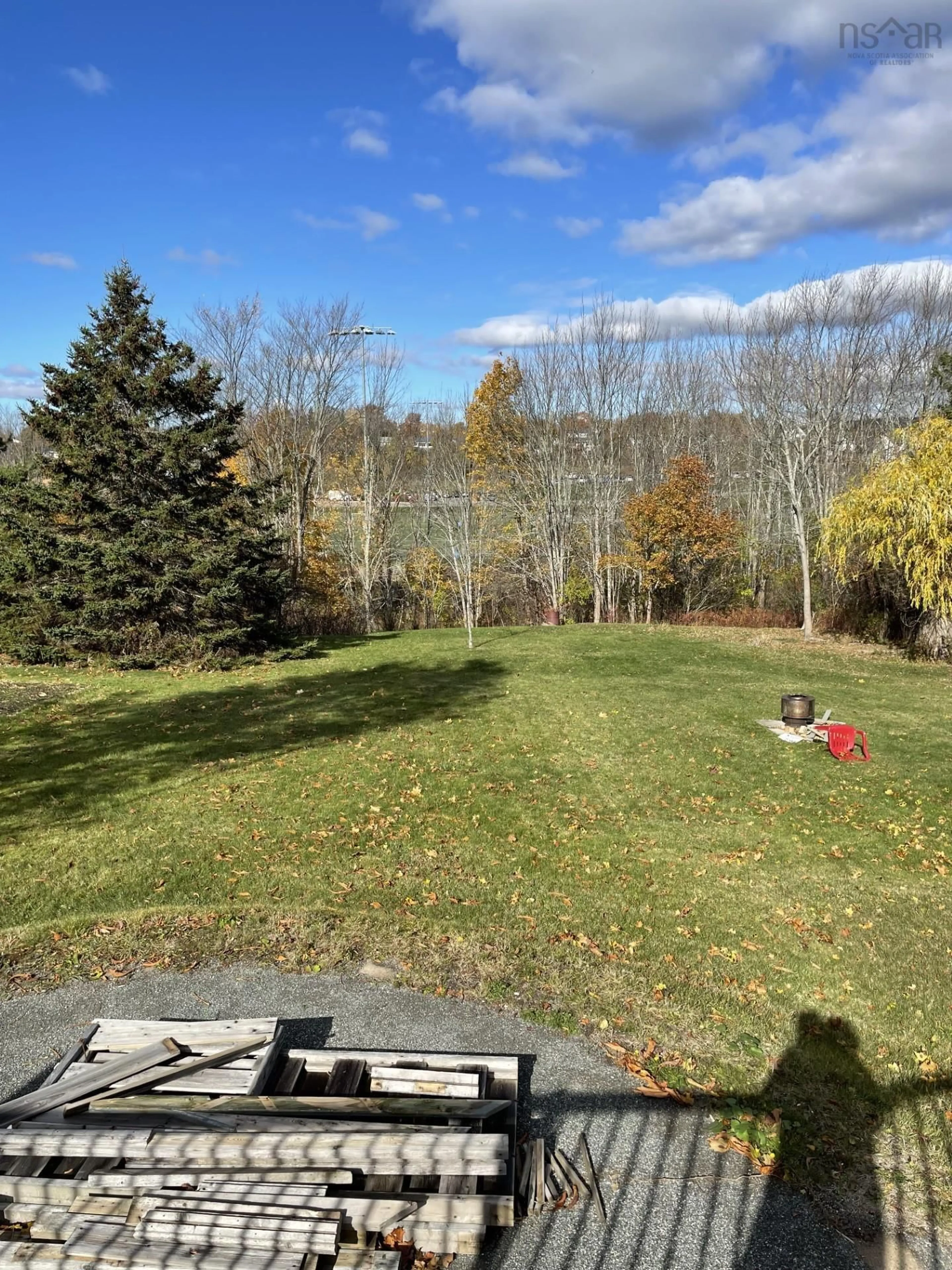 A pic from outside/outdoor area/front of a property/back of a property/a pic from drone, forest/trees view for 64 Archie St, Antigonish Nova Scotia B2G 1L9