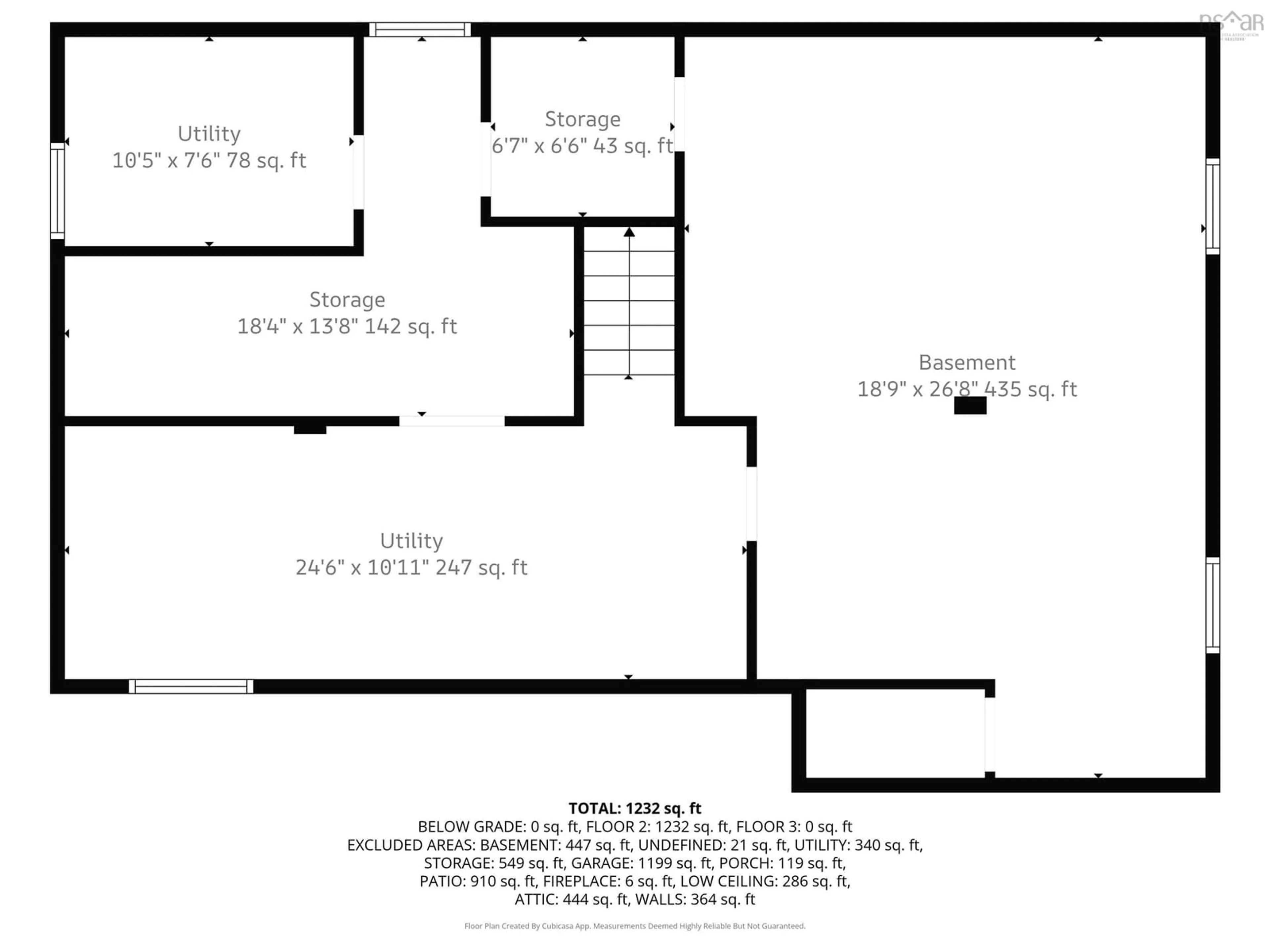 Floor plan for 21 Salmon Hole Dam Rd, St. Croix Nova Scotia B0N 2E0