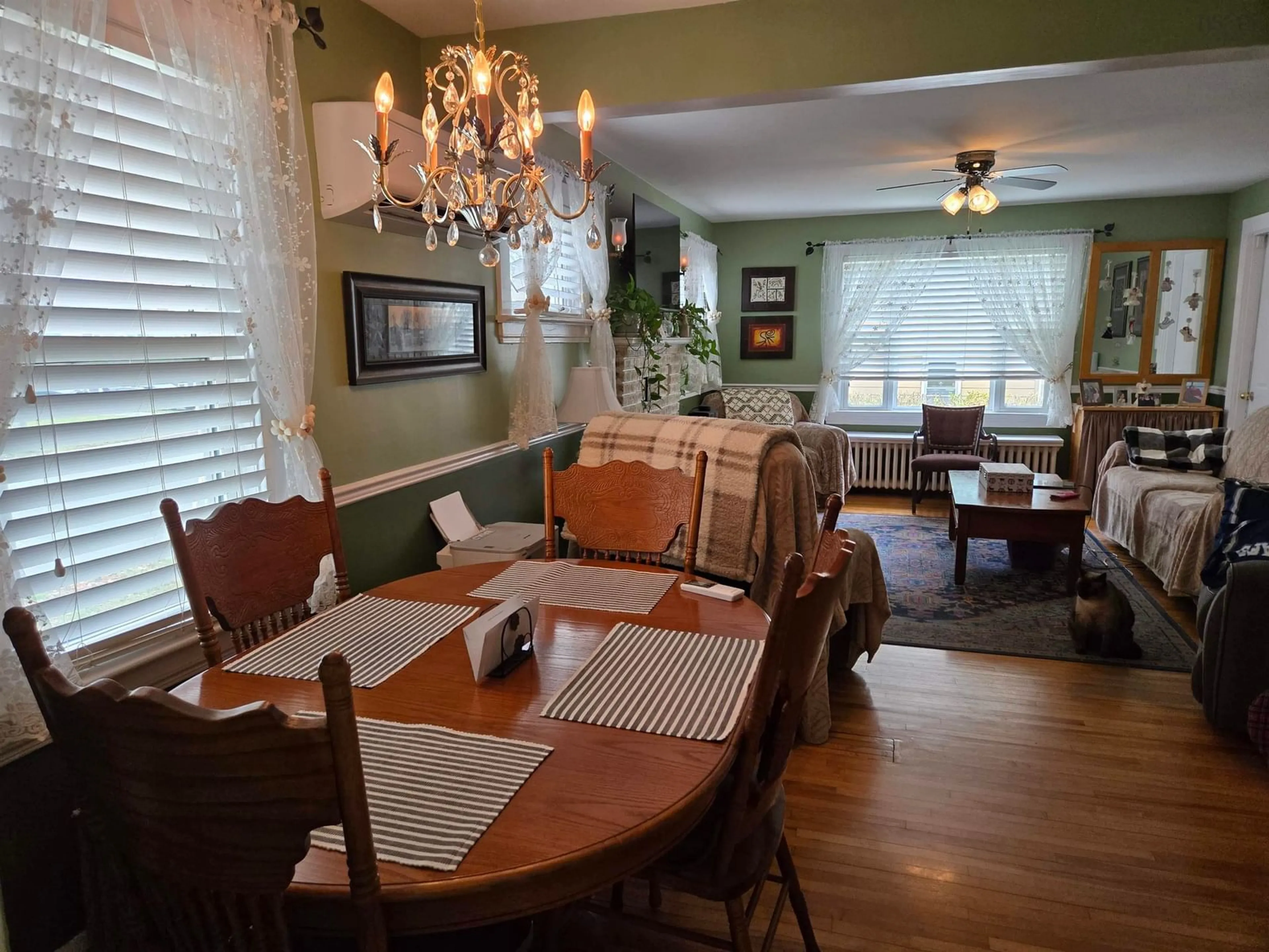 Dining room, wood/laminate floor for 2 Macaulays Lane, Sydney Nova Scotia B1P 3Z7