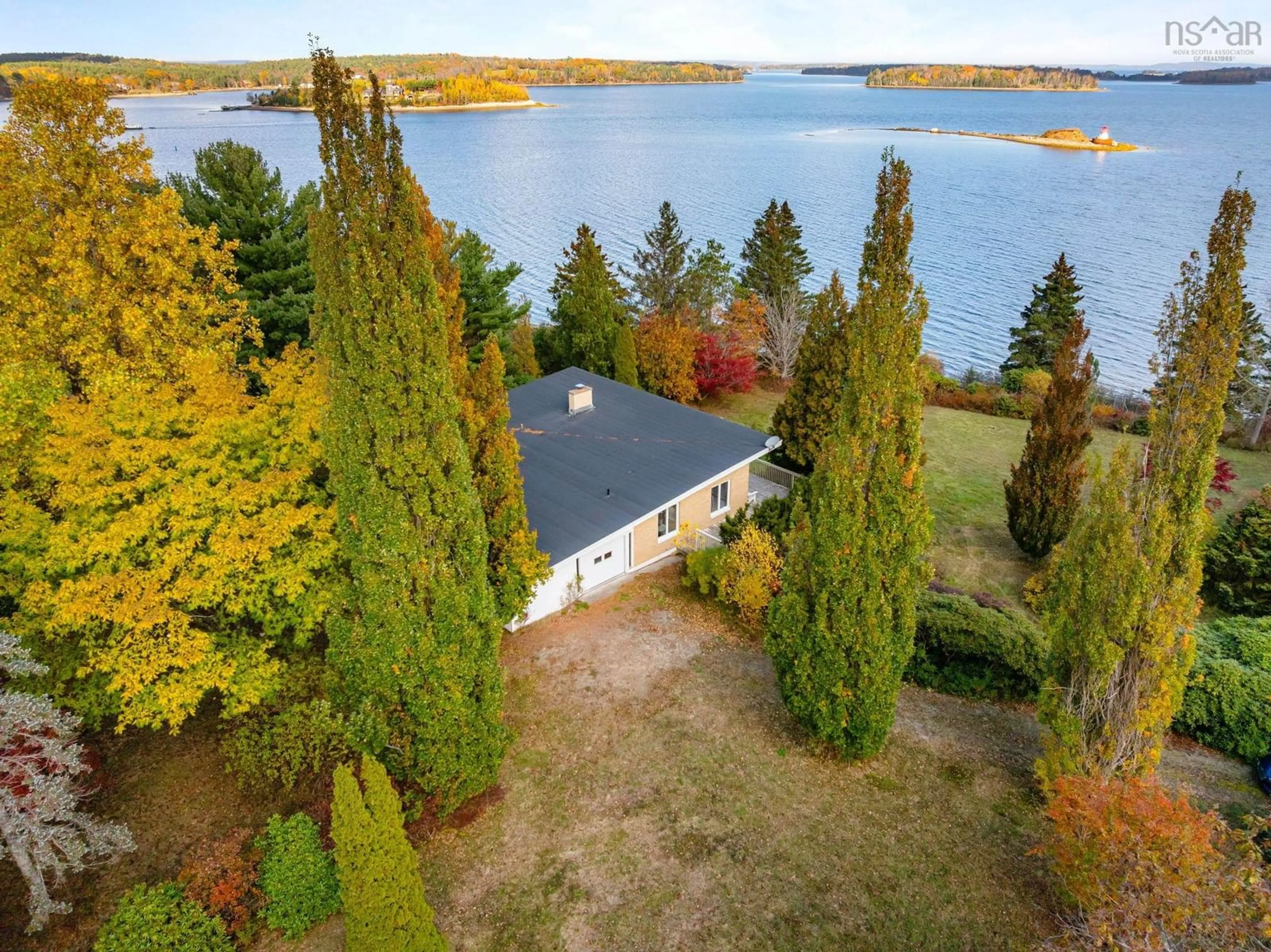 A pic from outside/outdoor area/front of a property/back of a property/a pic from drone, water/lake/river/ocean view for 169 Maders Cove Rd, Maders Cove Nova Scotia B0J 2C0