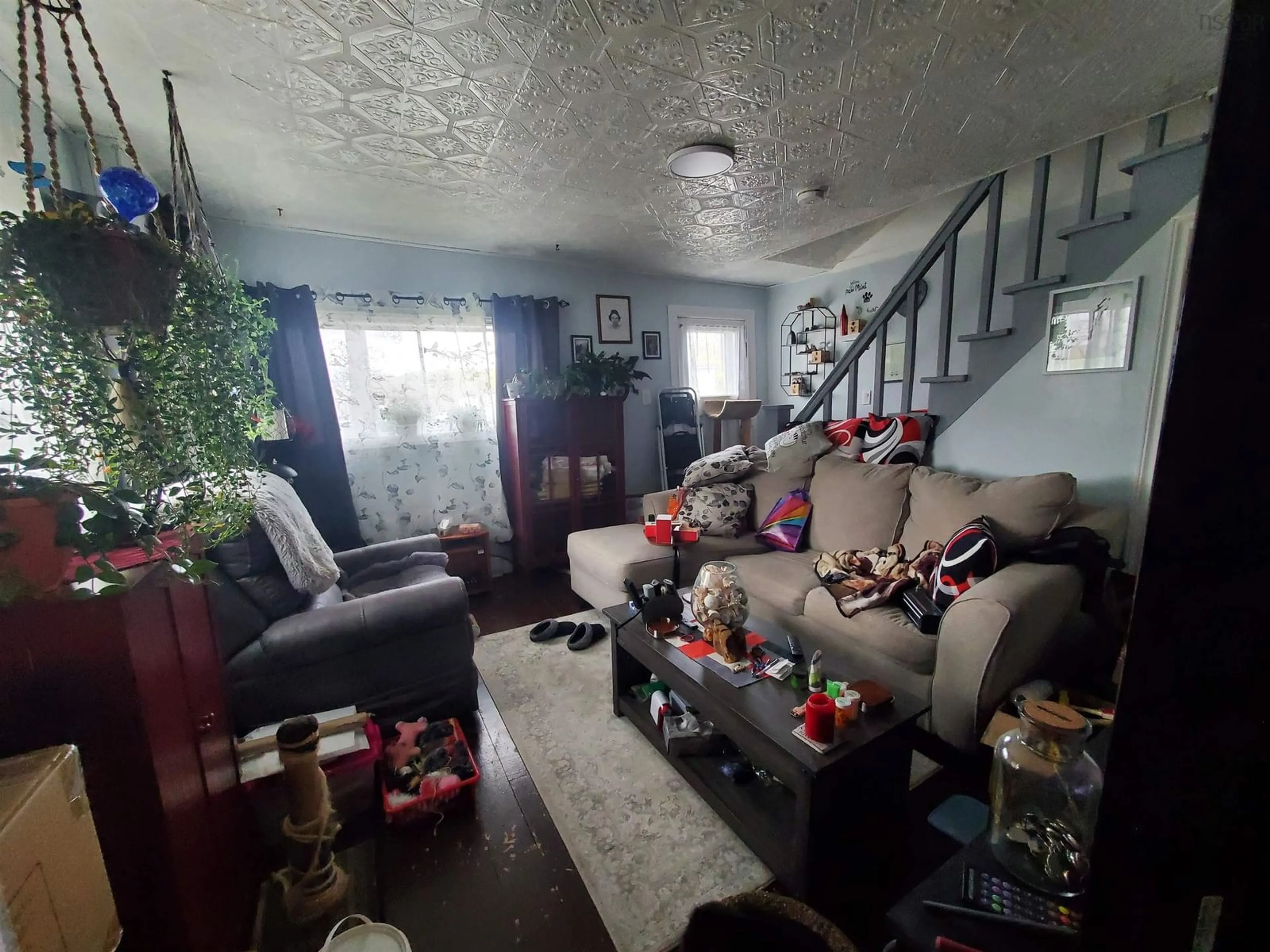 Living room with furniture, unknown for 103/105 Acadia Ave, Stellarton Nova Scotia B0K 1S0