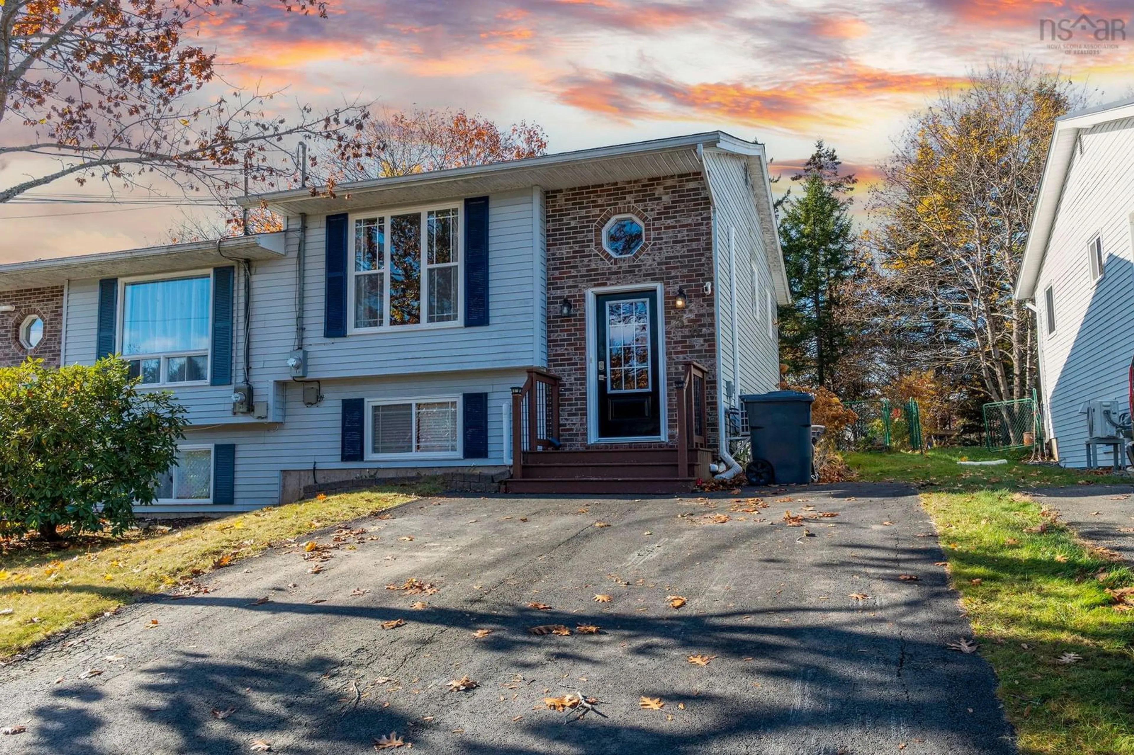 Home with vinyl exterior material, street for 58 Highrigger Cres, Middle Sackville Nova Scotia B4E 2Z7