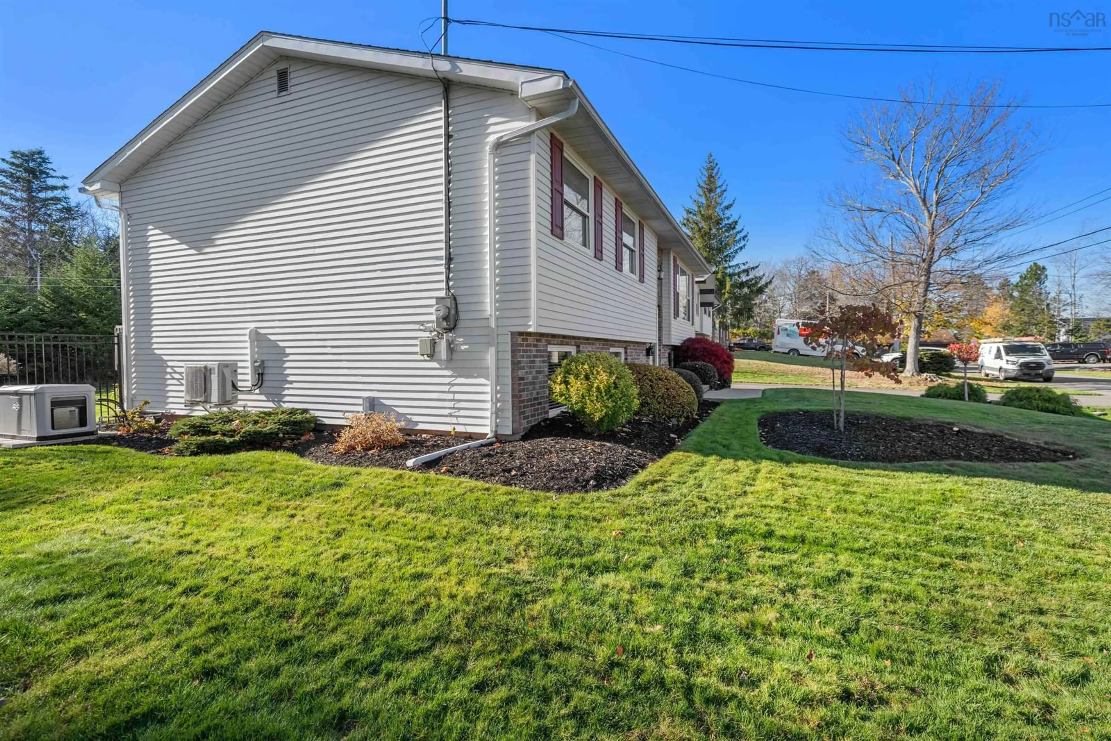 Home with vinyl exterior material, street for 55 Birch Hill Dr, Stellarton Nova Scotia B0K 1S0