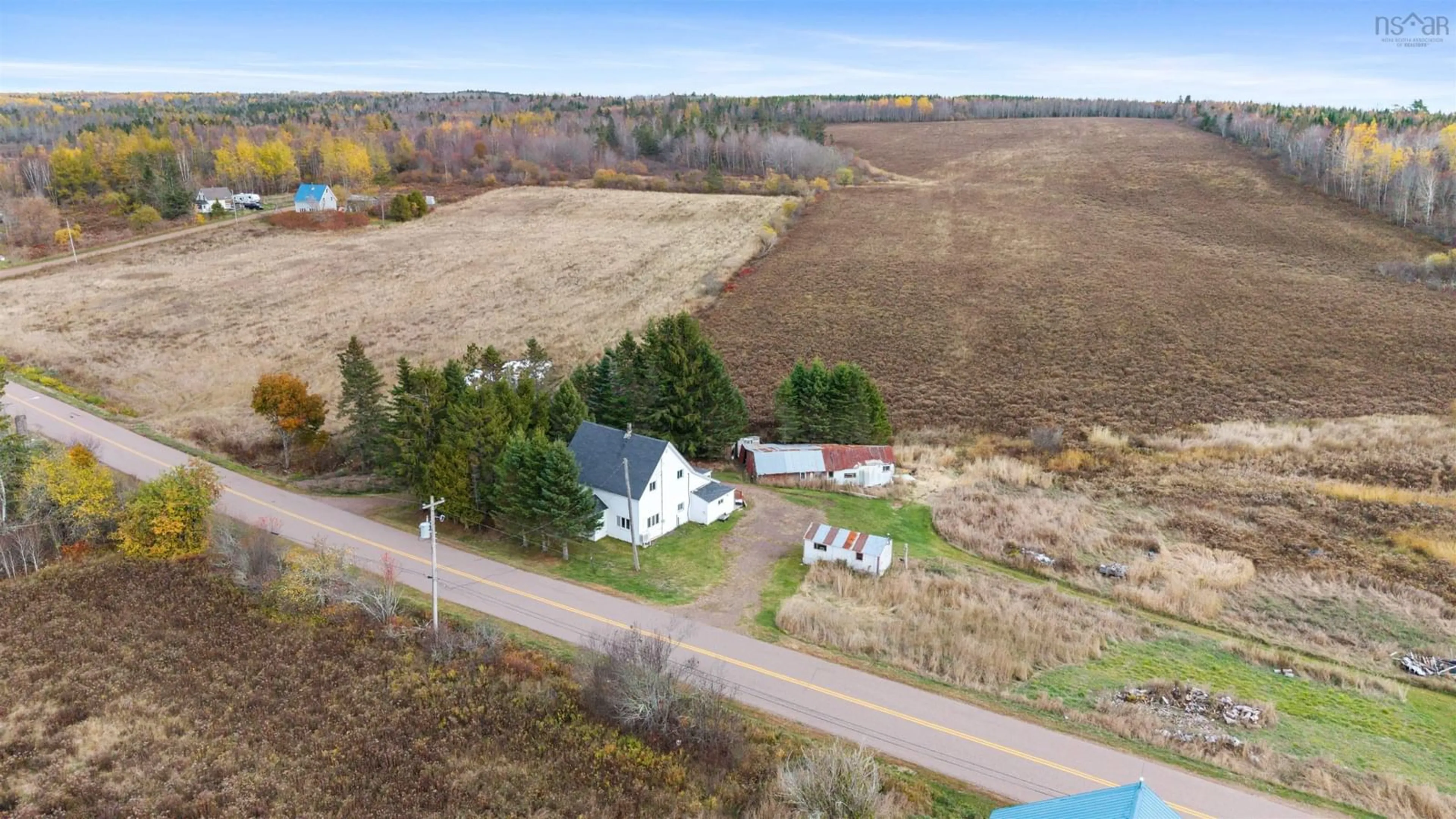 A pic from outside/outdoor area/front of a property/back of a property/a pic from drone, unknown for 5030 Boars Back Rd, River Hebert Nova Scotia B0M 1G0