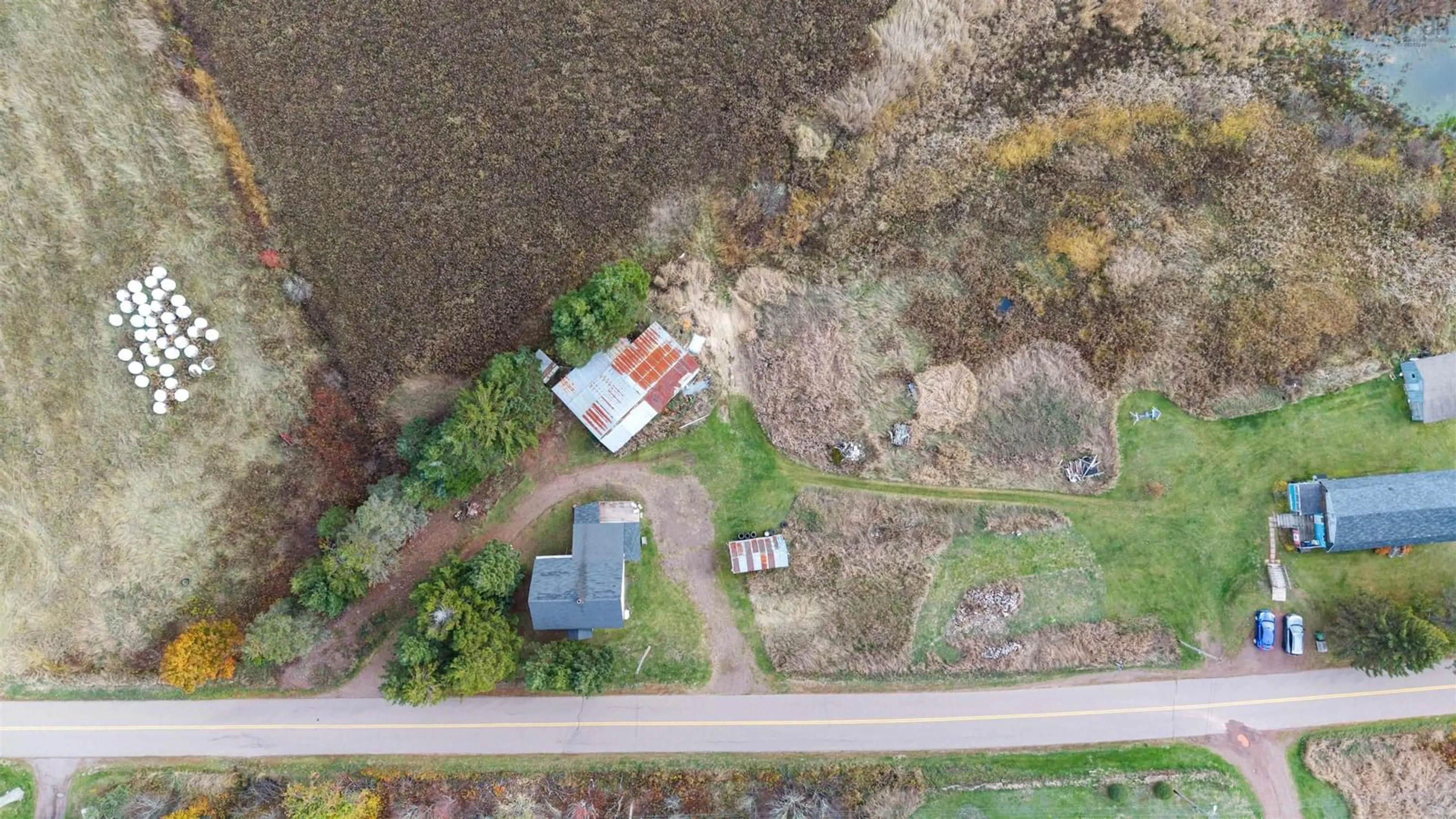 A pic from outside/outdoor area/front of a property/back of a property/a pic from drone, unknown for 5030 Boars Back Rd, River Hebert Nova Scotia B0M 1G0