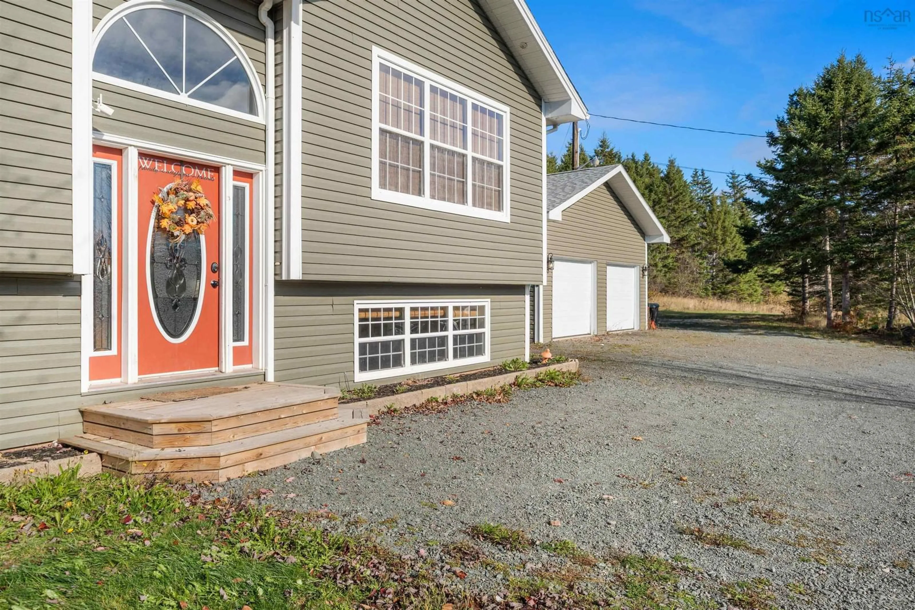 Home with vinyl exterior material, street for 3 Maceachern Loop, Lower South River Nova Scotia B2G 2L4