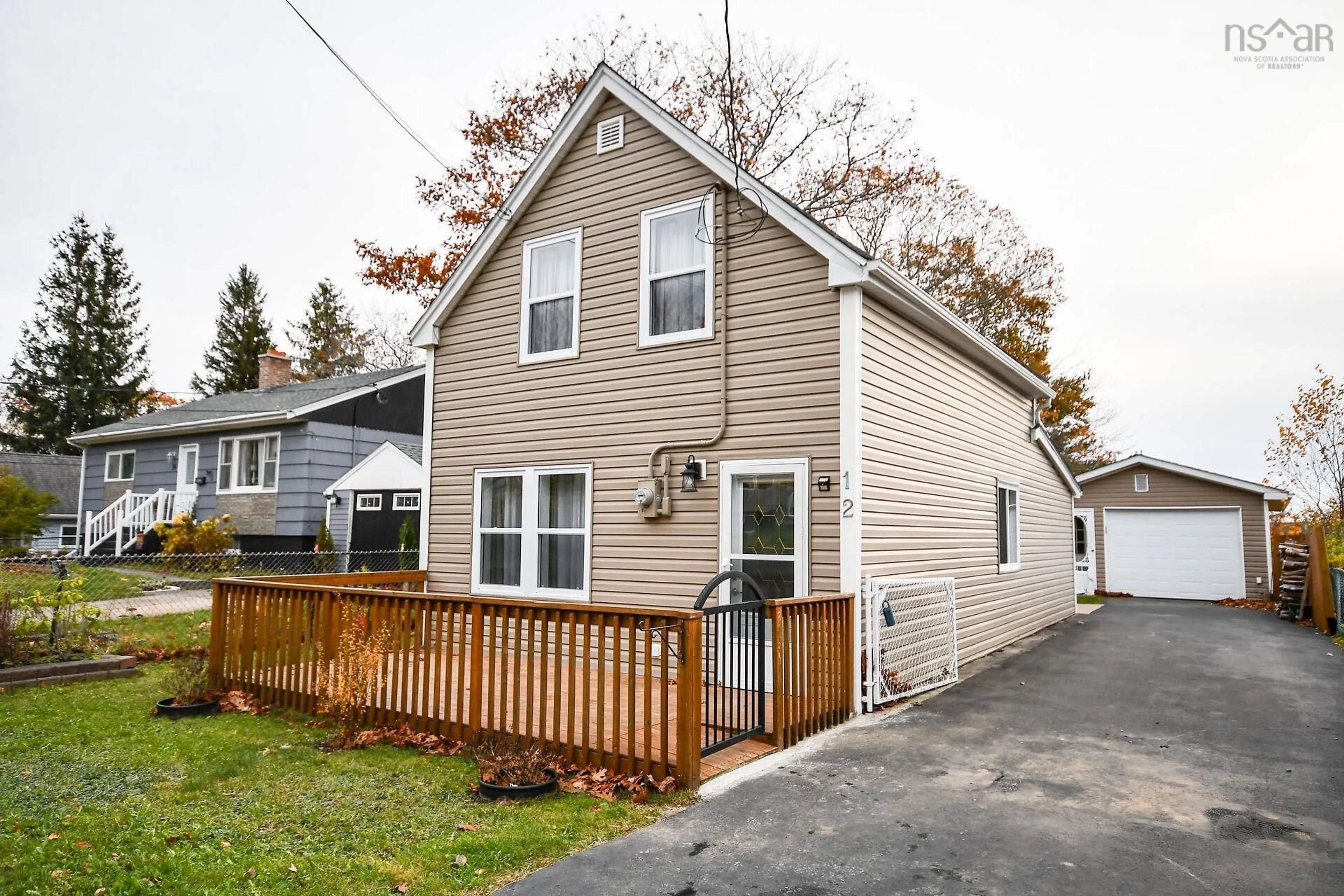 Home with vinyl exterior material, street for 12 Provost St, Dartmouth Nova Scotia B2W 1B4