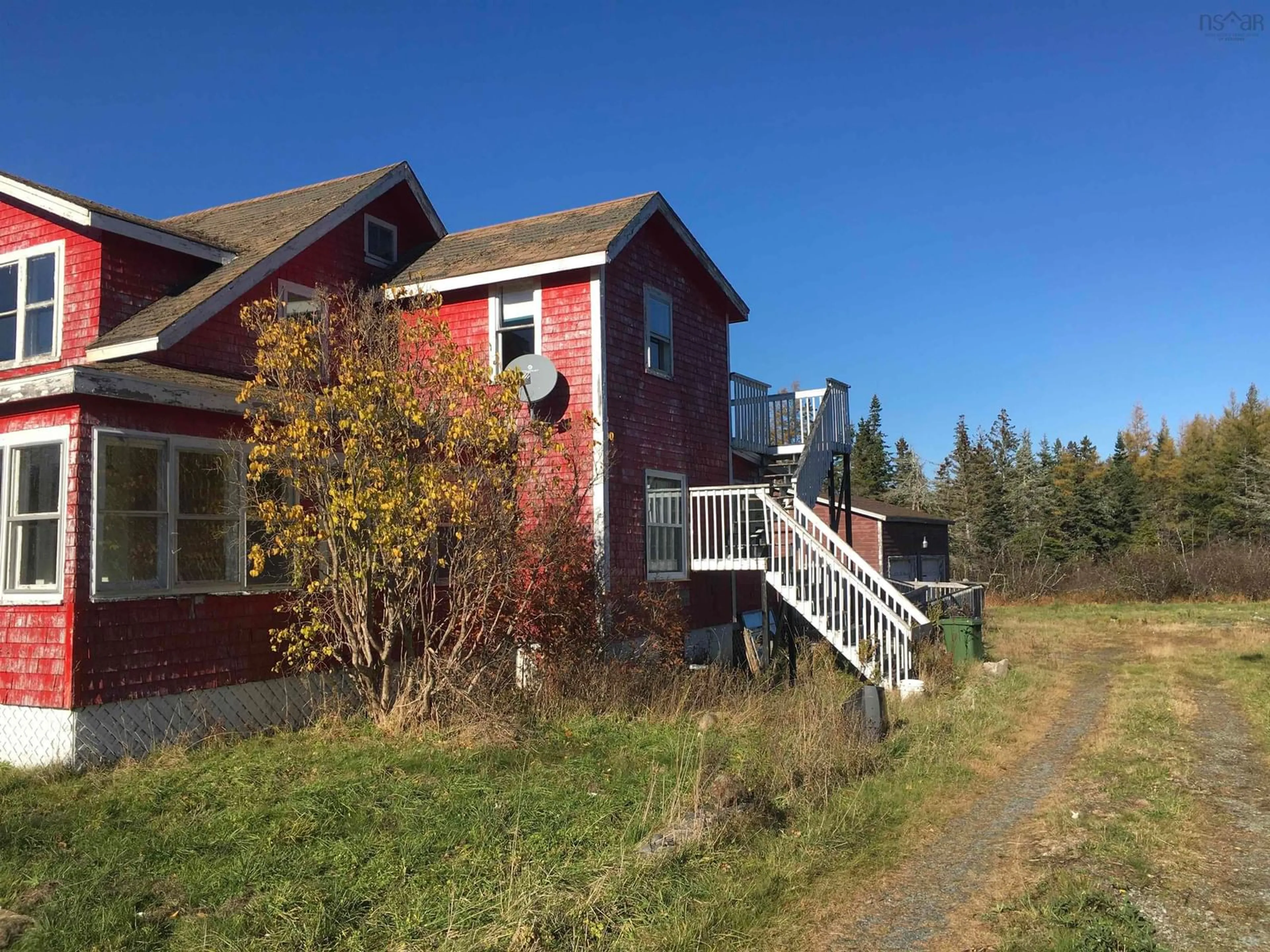 A pic from outside/outdoor area/front of a property/back of a property/a pic from drone, street for 1945 Italy Cross Rd, Petite Rivière Nova Scotia B4V 5W8