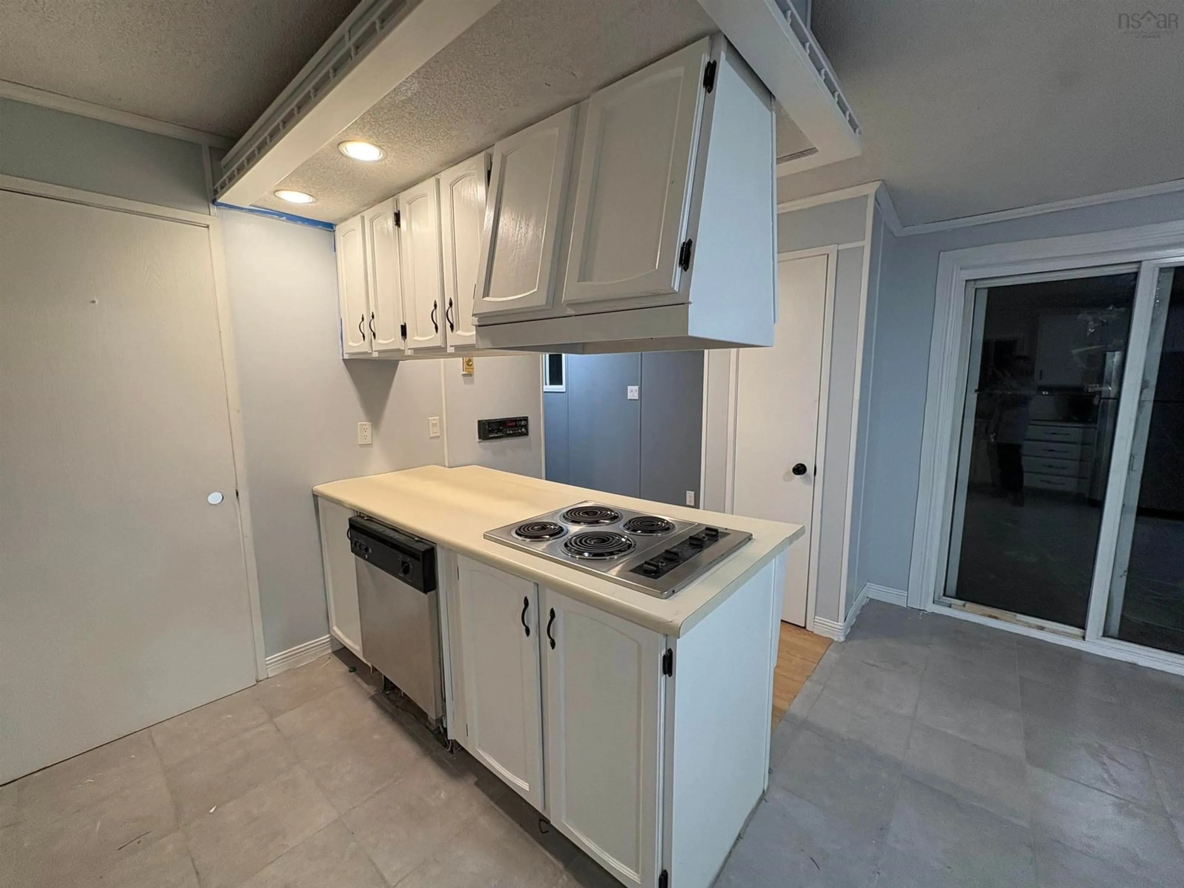 Standard kitchen, ceramic/tile floor for 47 Macintosh Dr, Sylvester Nova Scotia B0K 2A0
