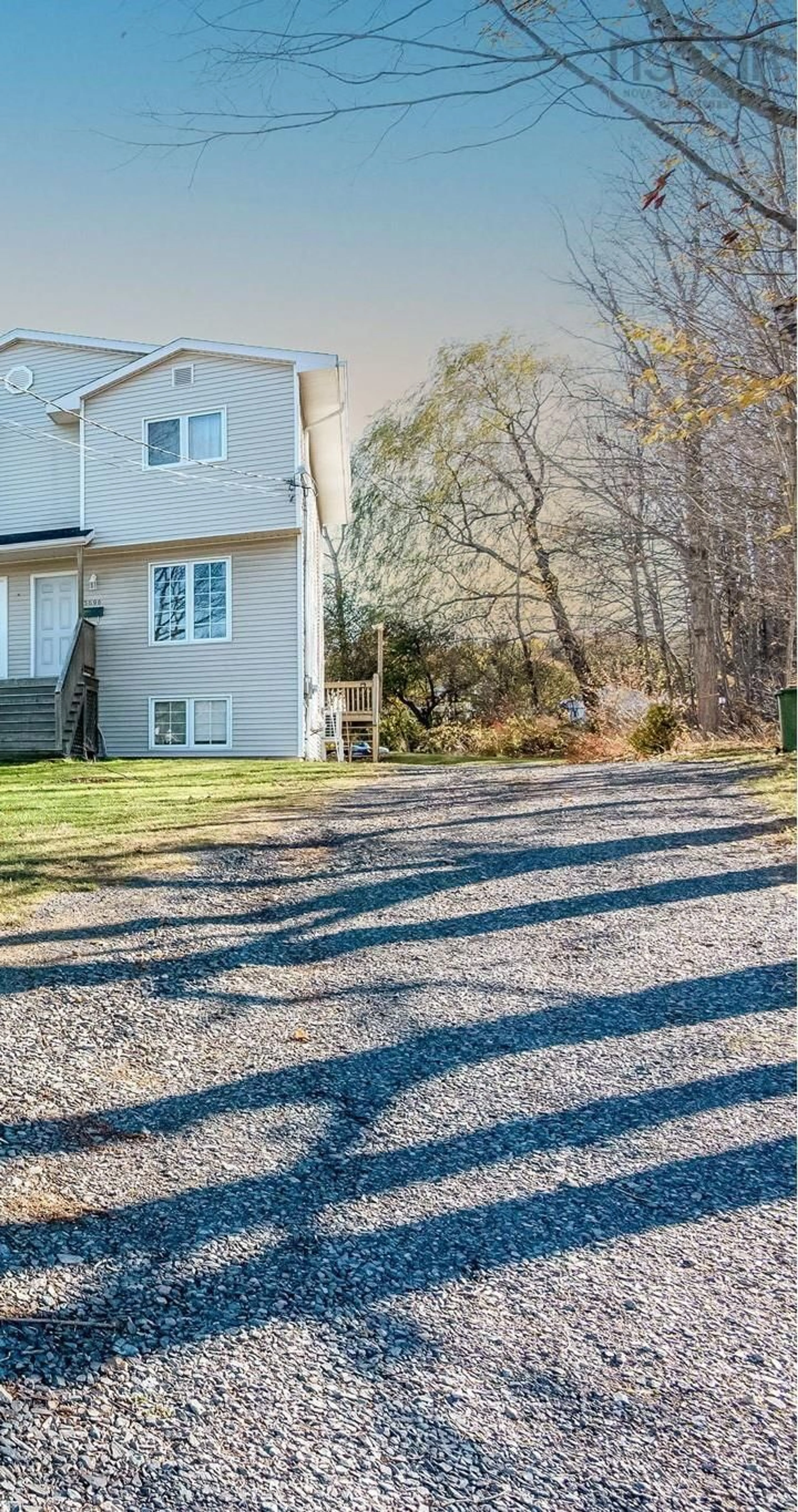 A pic from outside/outdoor area/front of a property/back of a property/a pic from drone, street for 5696 Prospect Road Rd, New Minas Nova Scotia B4N 3K6