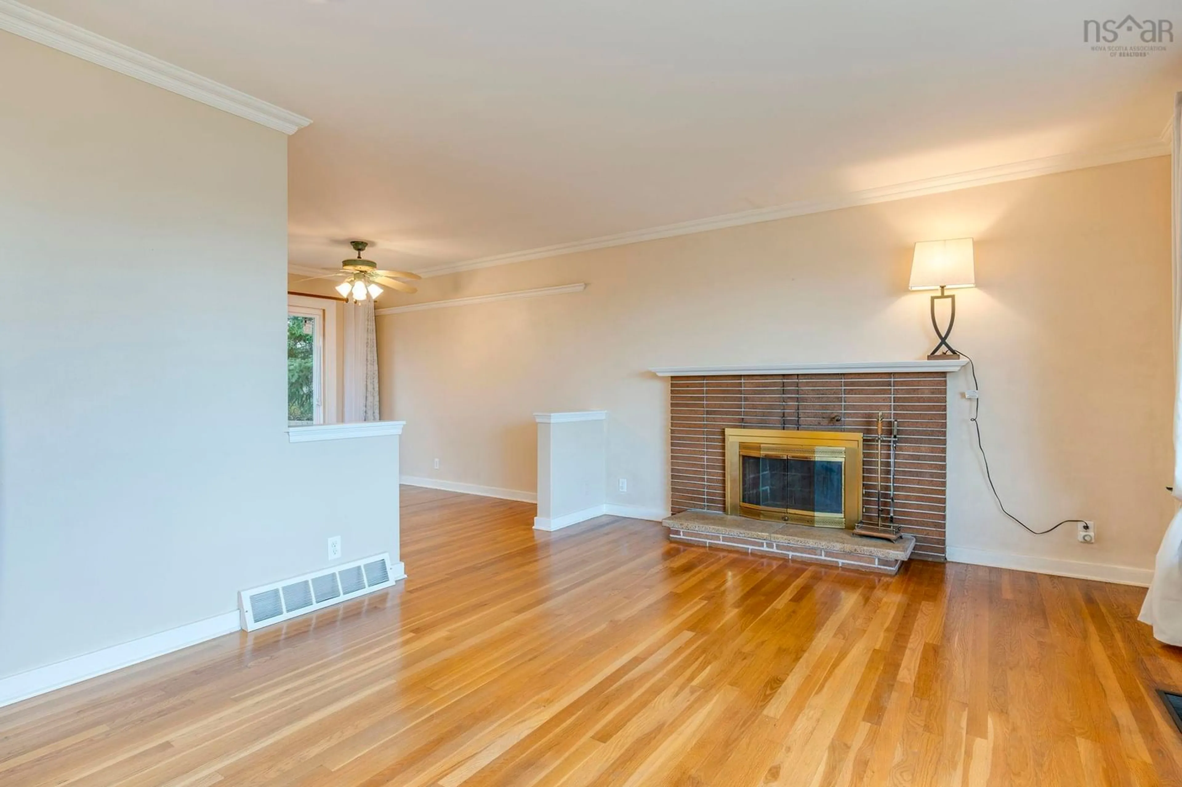 Living room with furniture, wood/laminate floor for 34 Hazelholme Dr, Halifax Nova Scotia B3M 1N5