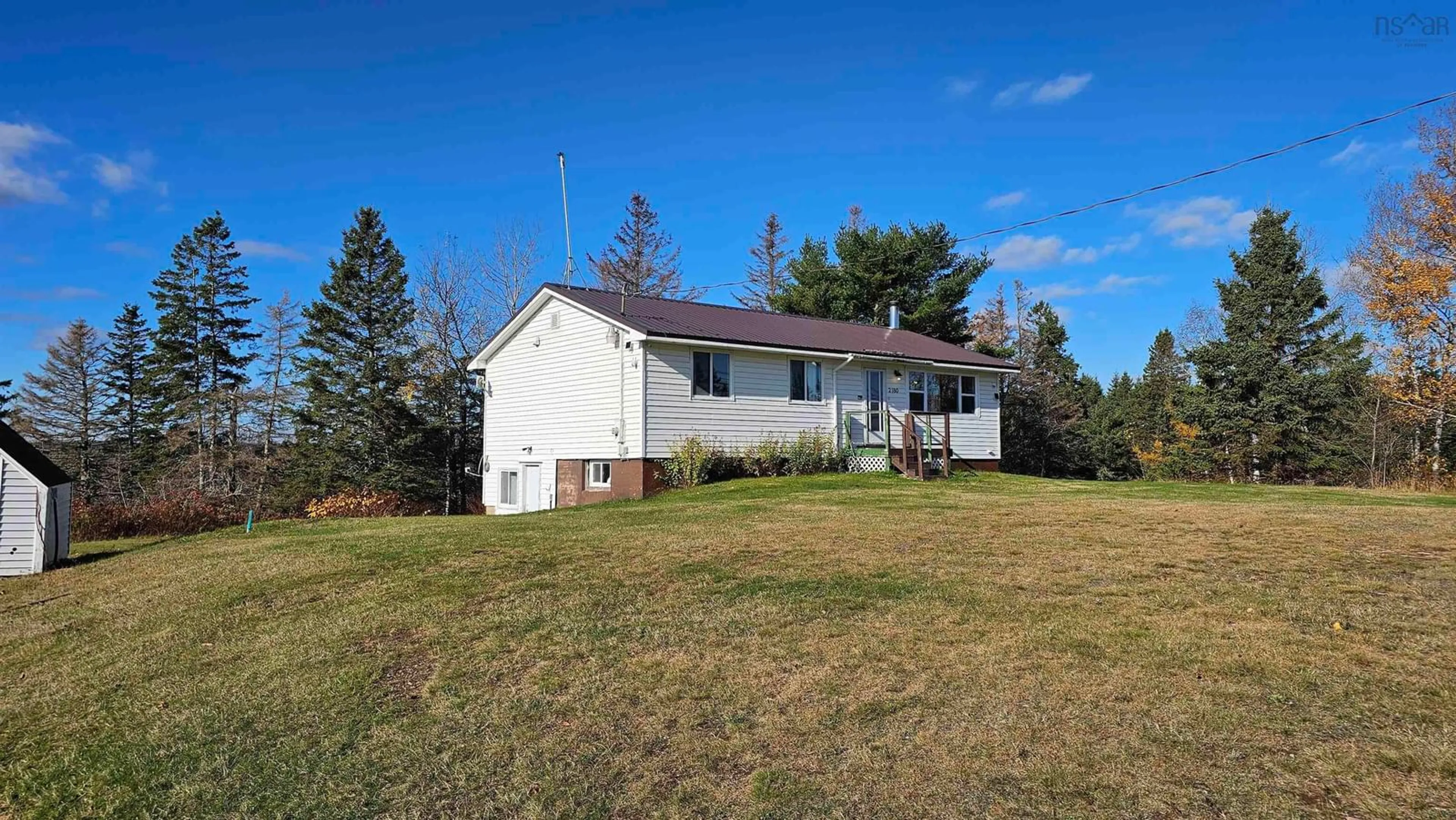 A pic from outside/outdoor area/front of a property/back of a property/a pic from drone, unknown for 2180 Highway 4, Folly Mountain Nova Scotia B0M 1G0