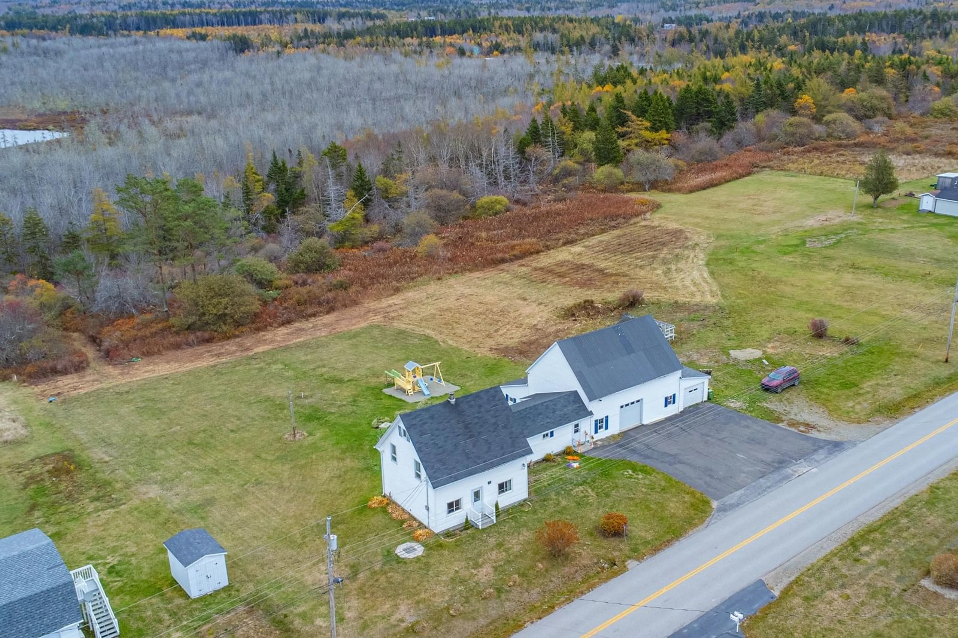 A pic from outside/outdoor area/front of a property/back of a property/a pic from drone, unknown for 795 Saulnierville Rd, Saulnierville Nova Scotia B0W 2Z0