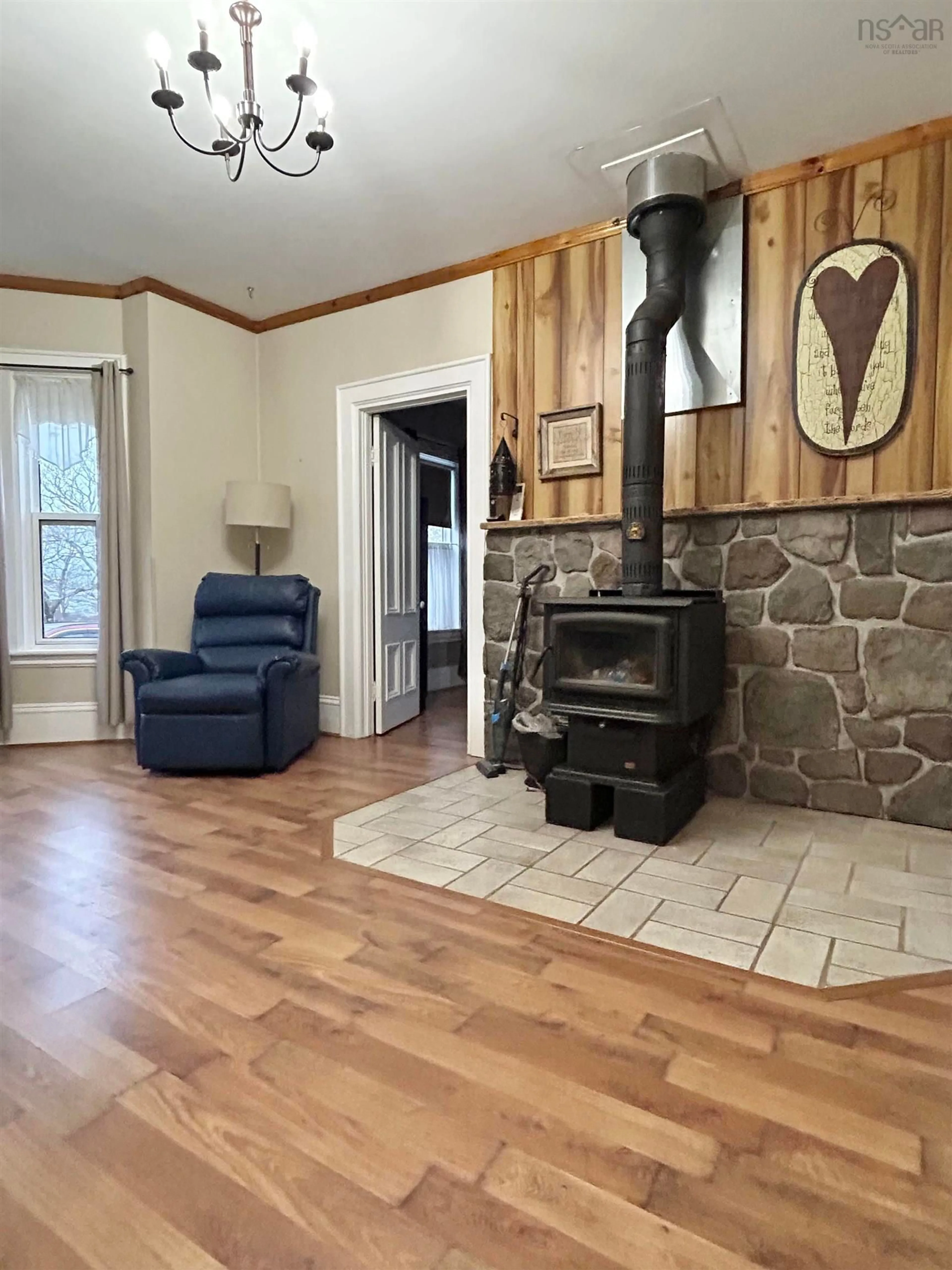 Living room with furniture, unknown for 12 Hector St, Port Maitland Nova Scotia B5A 5R8