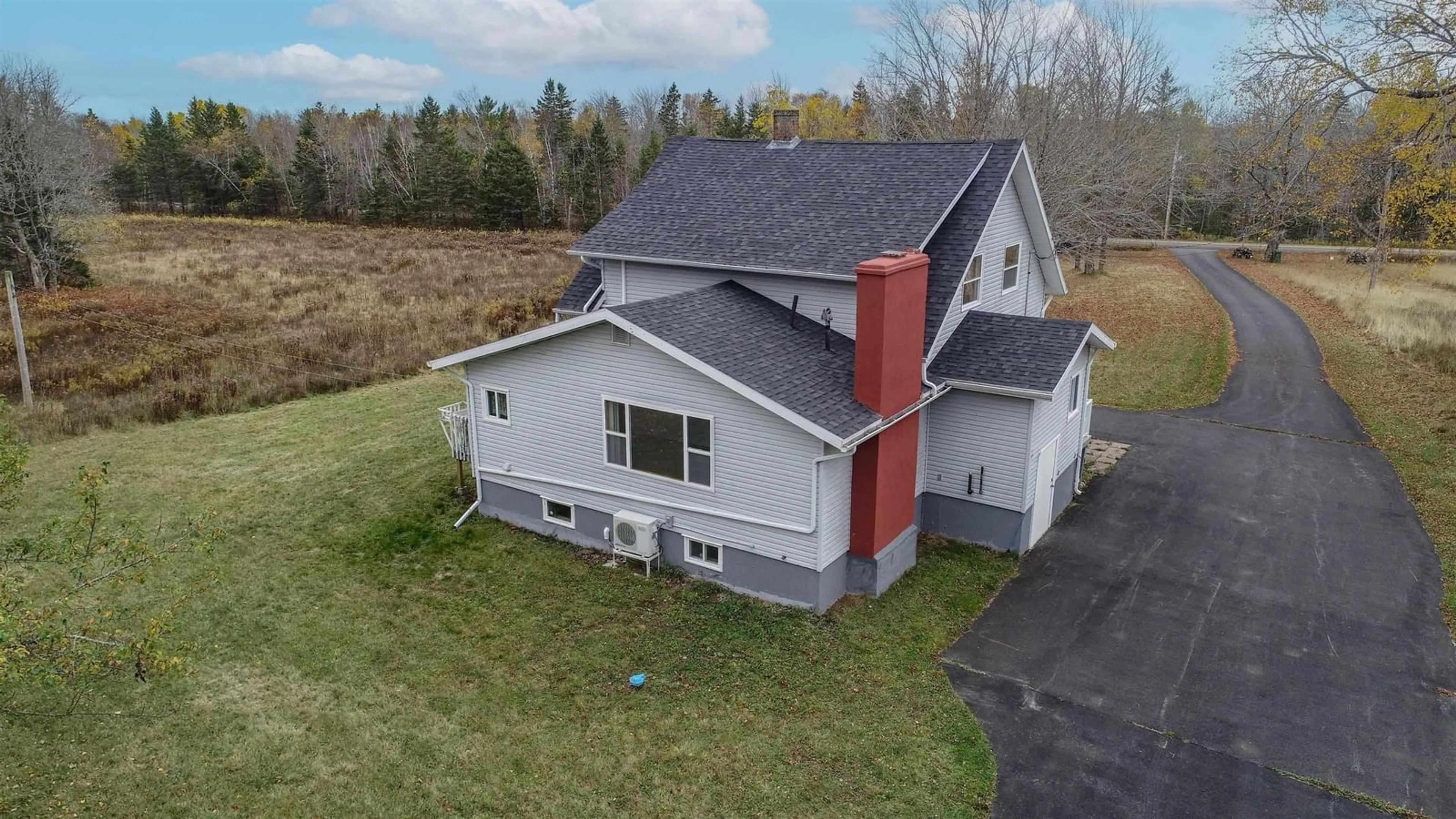 A pic from outside/outdoor area/front of a property/back of a property/a pic from drone, building for 4022 Aylesford Rd, Lake Paul Nova Scotia B0P 1C0