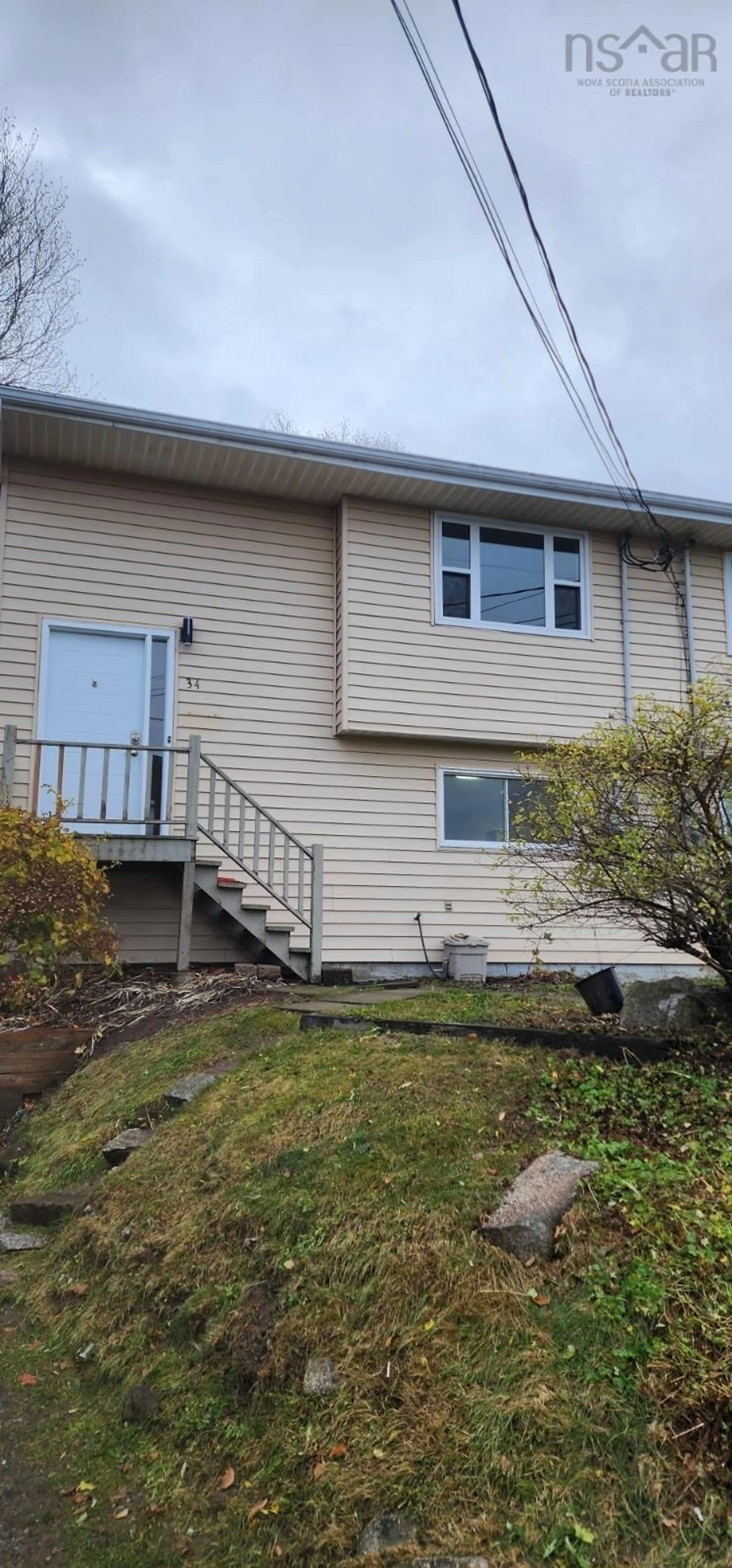 Home with vinyl exterior material, street for 34 Idlewylde Rd, Armdale Nova Scotia B3N 1B9