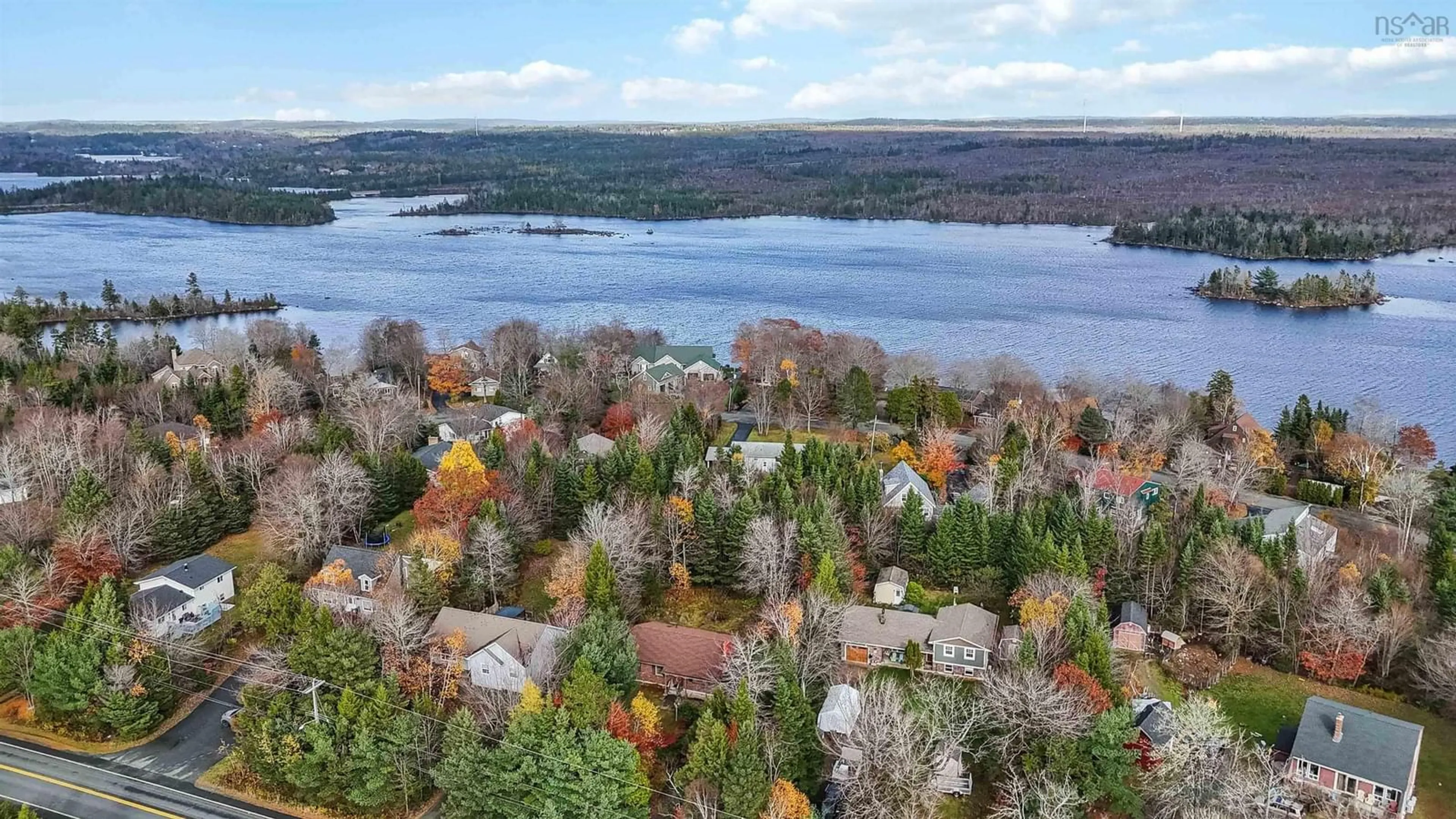 A pic from outside/outdoor area/front of a property/back of a property/a pic from drone, water/lake/river/ocean view for 562 Mineville Rd, Mineville Nova Scotia B2Z 1J9