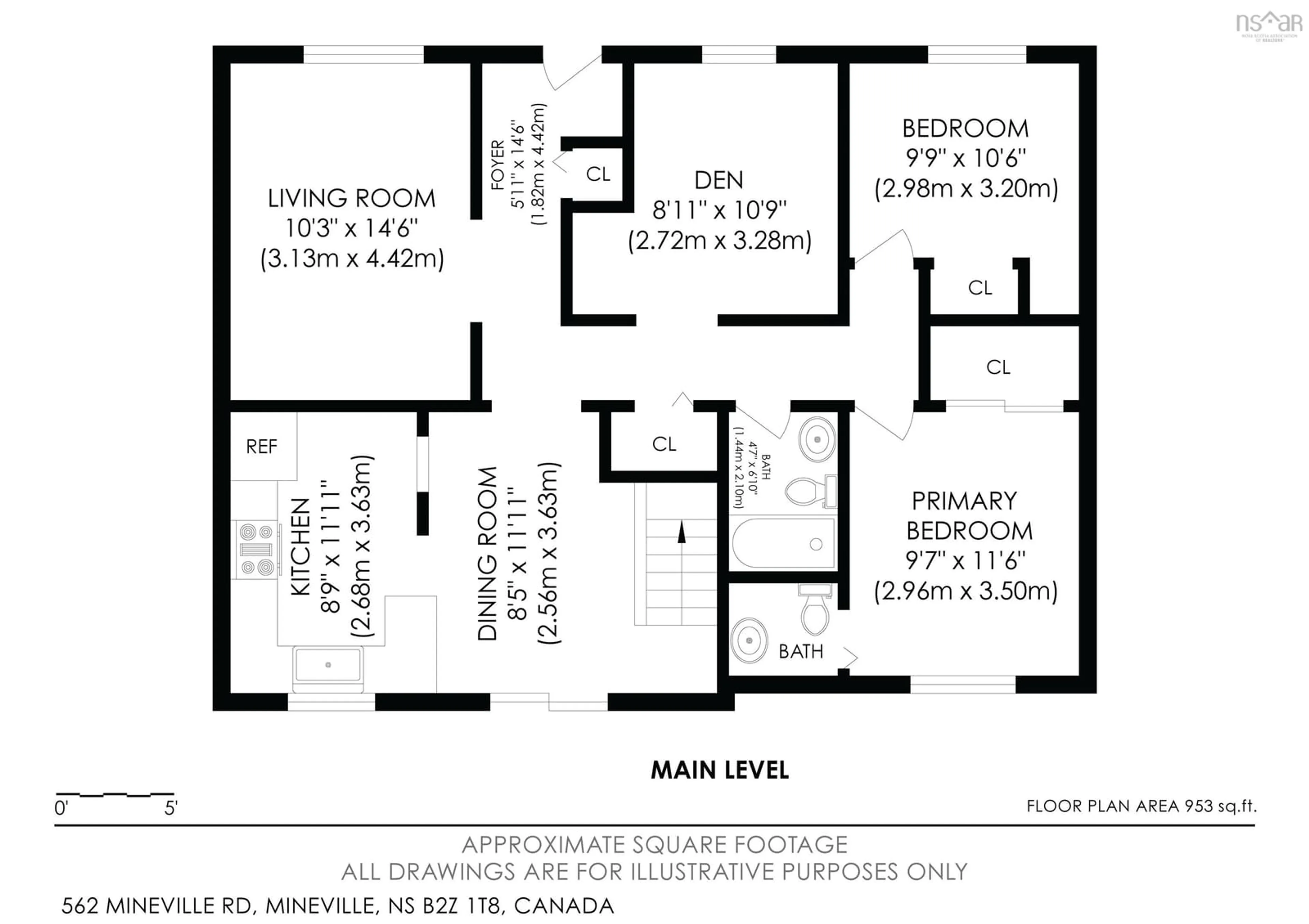 Floor plan for 562 Mineville Rd, Mineville Nova Scotia B2Z 1J9