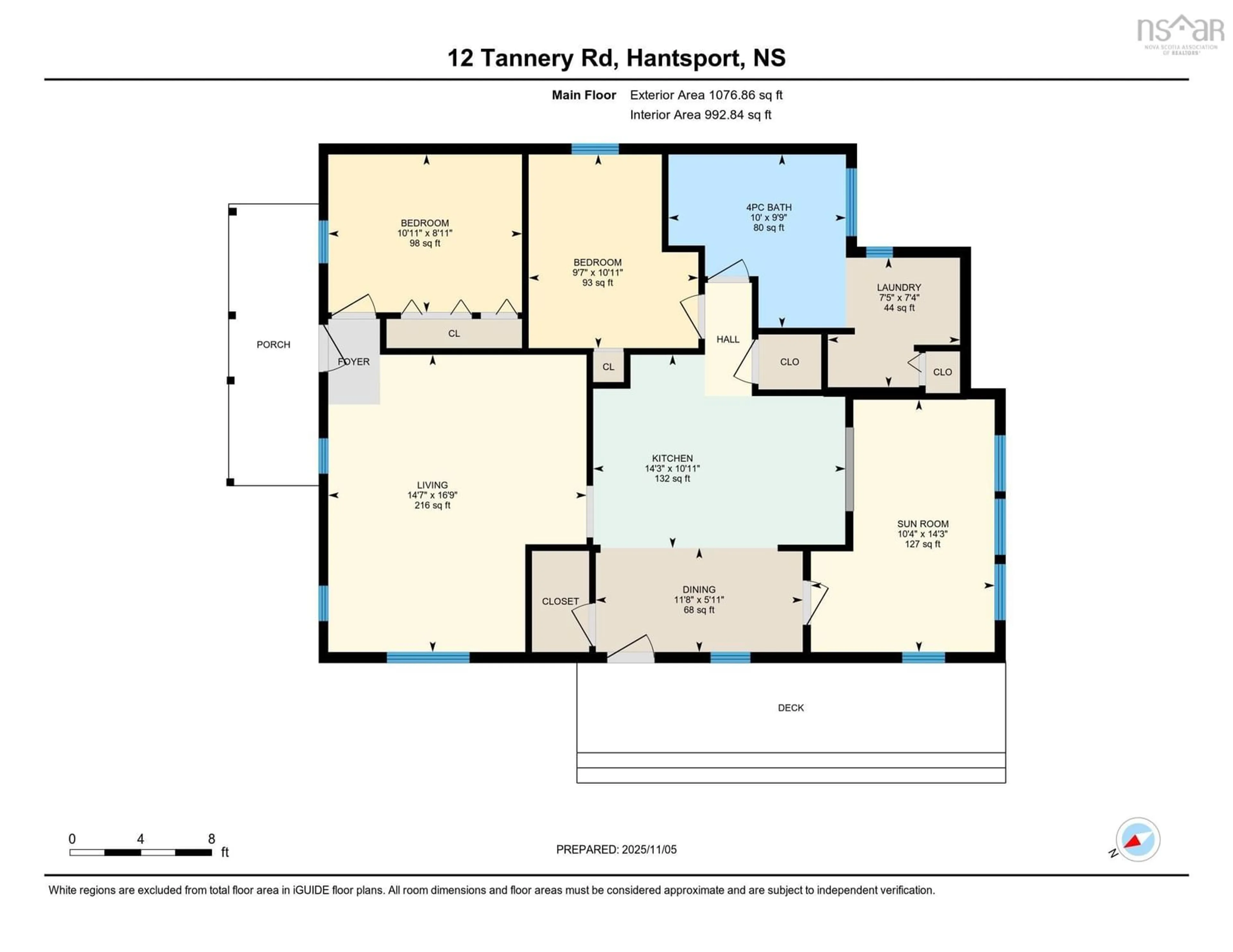 Floor plan for 12 Tannery Rd, Hantsport Nova Scotia B0P 1P0