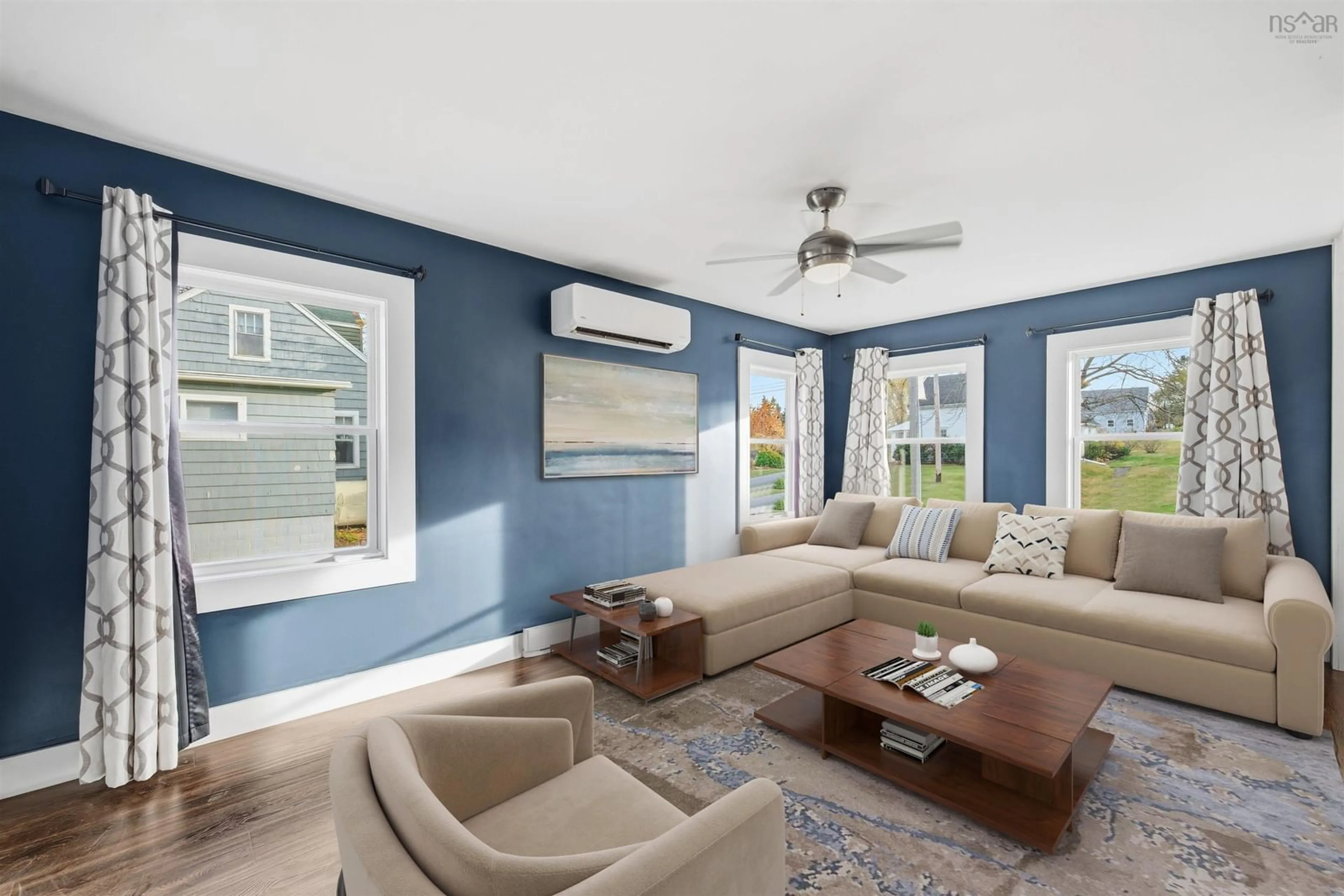 Living room with furniture, unknown for 10 Willow St, Hantsport Nova Scotia B0P 1P0