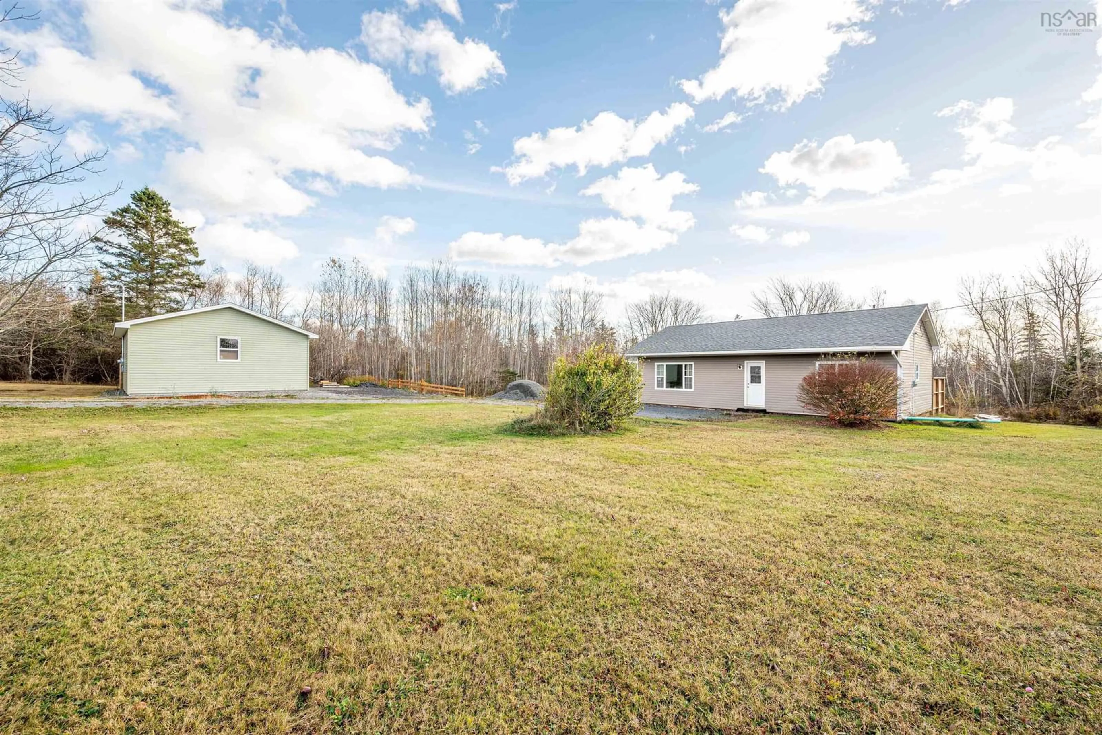 A pic from outside/outdoor area/front of a property/back of a property/a pic from drone, water/lake/river/ocean view for 209 Lantz Road, Bramber Nova Scotia B0N 1G0