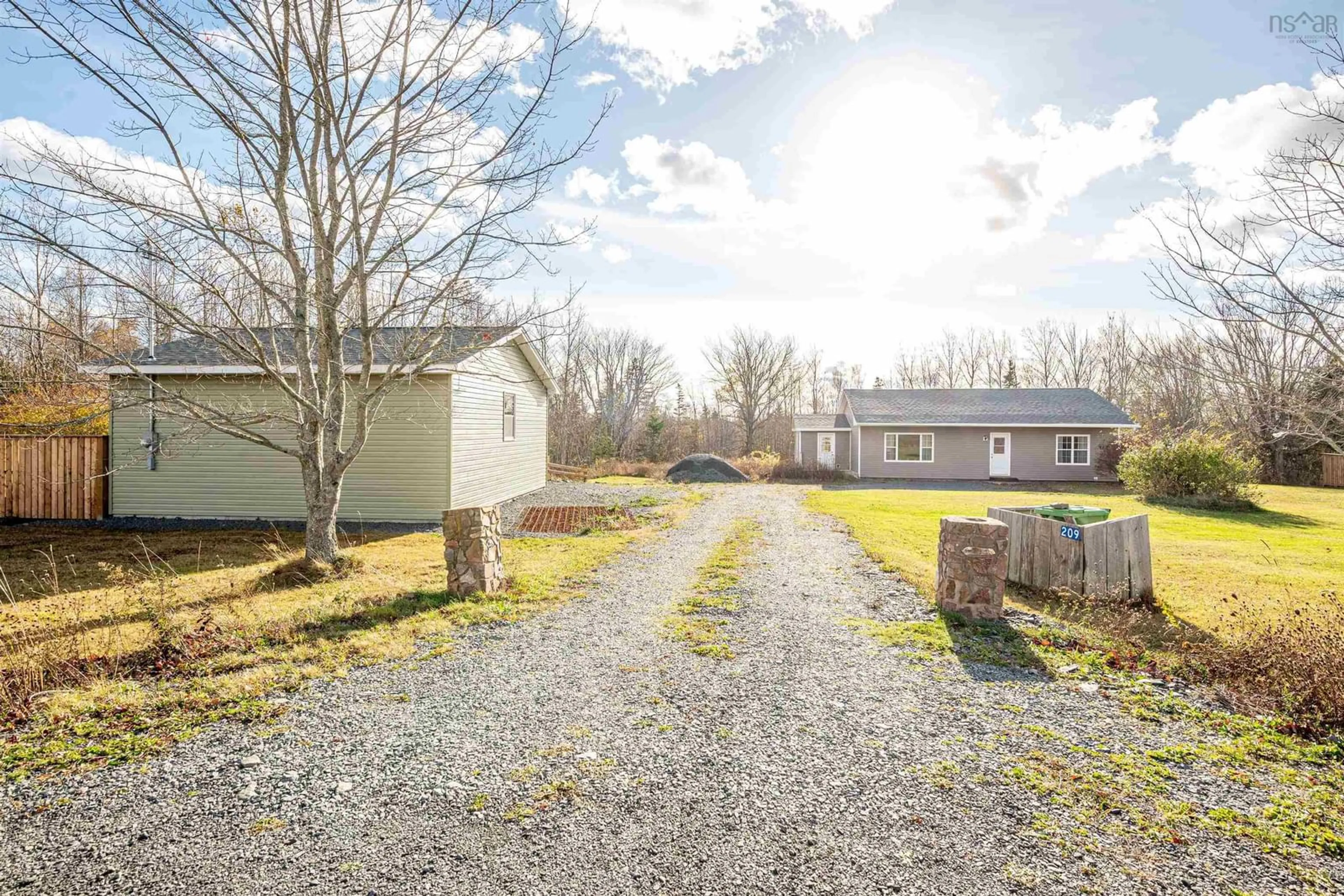 A pic from outside/outdoor area/front of a property/back of a property/a pic from drone, street for 209 Lantz Road, Bramber Nova Scotia B0N 1G0