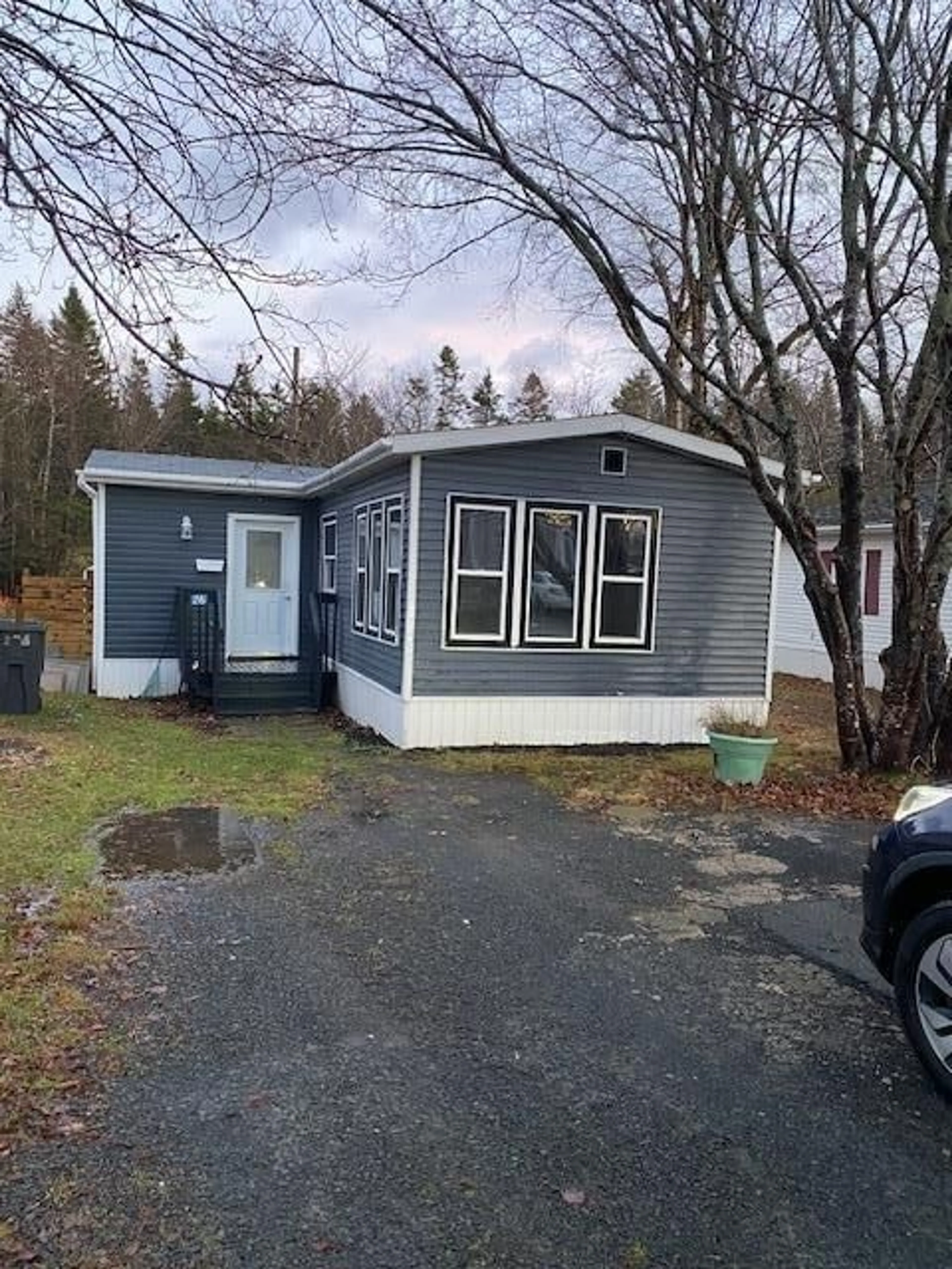 Home with vinyl exterior material, street for 26 Elcona Ave, Middle Sackville Nova Scotia B4E 3B2