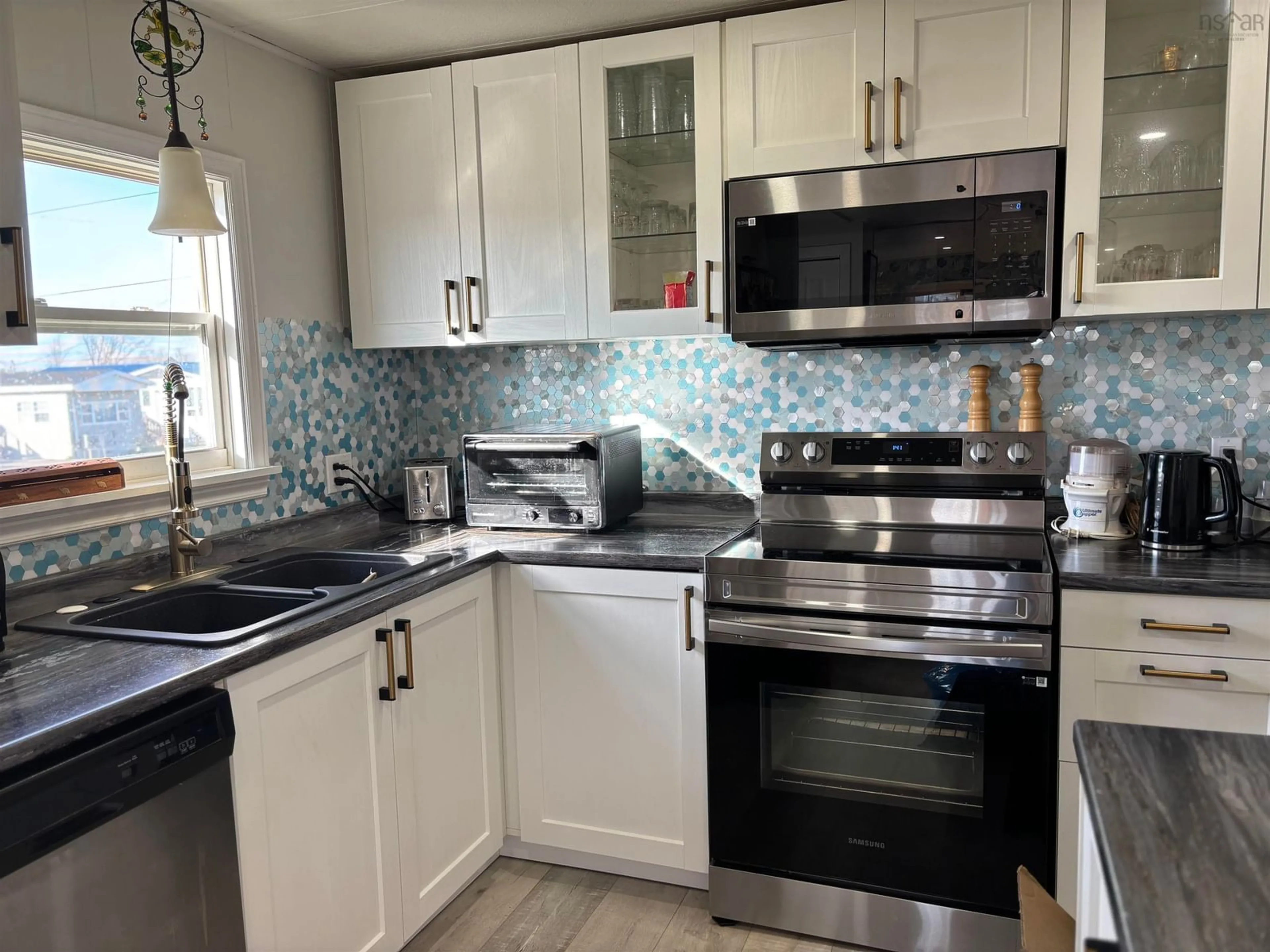 Open concept kitchen, ceramic/tile floor for 59 Wild Chance Dr, Bible Hill Nova Scotia B2N 2W7