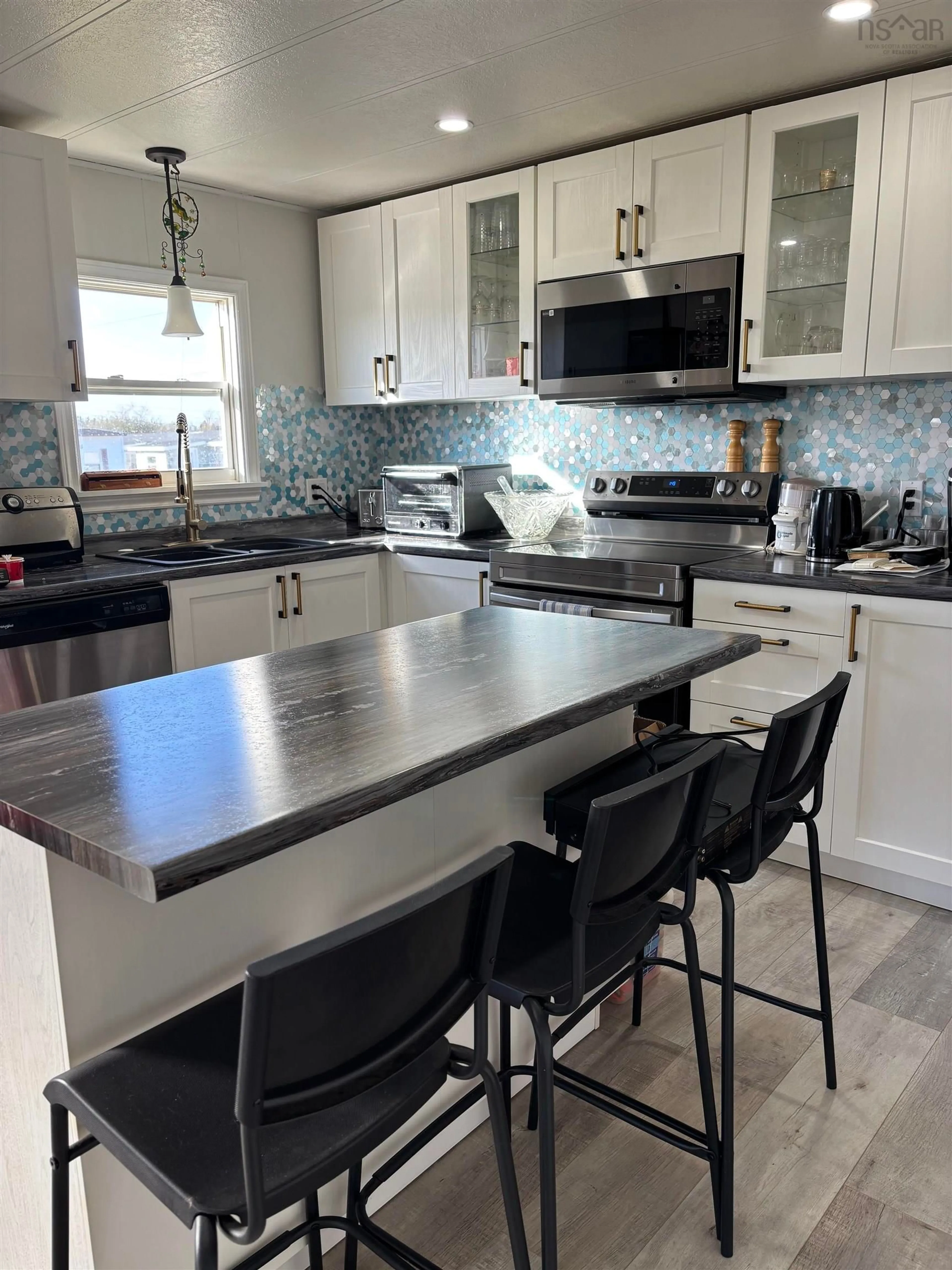 Open concept kitchen, ceramic/tile floor for 59 Wild Chance Dr, Bible Hill Nova Scotia B2N 2W7