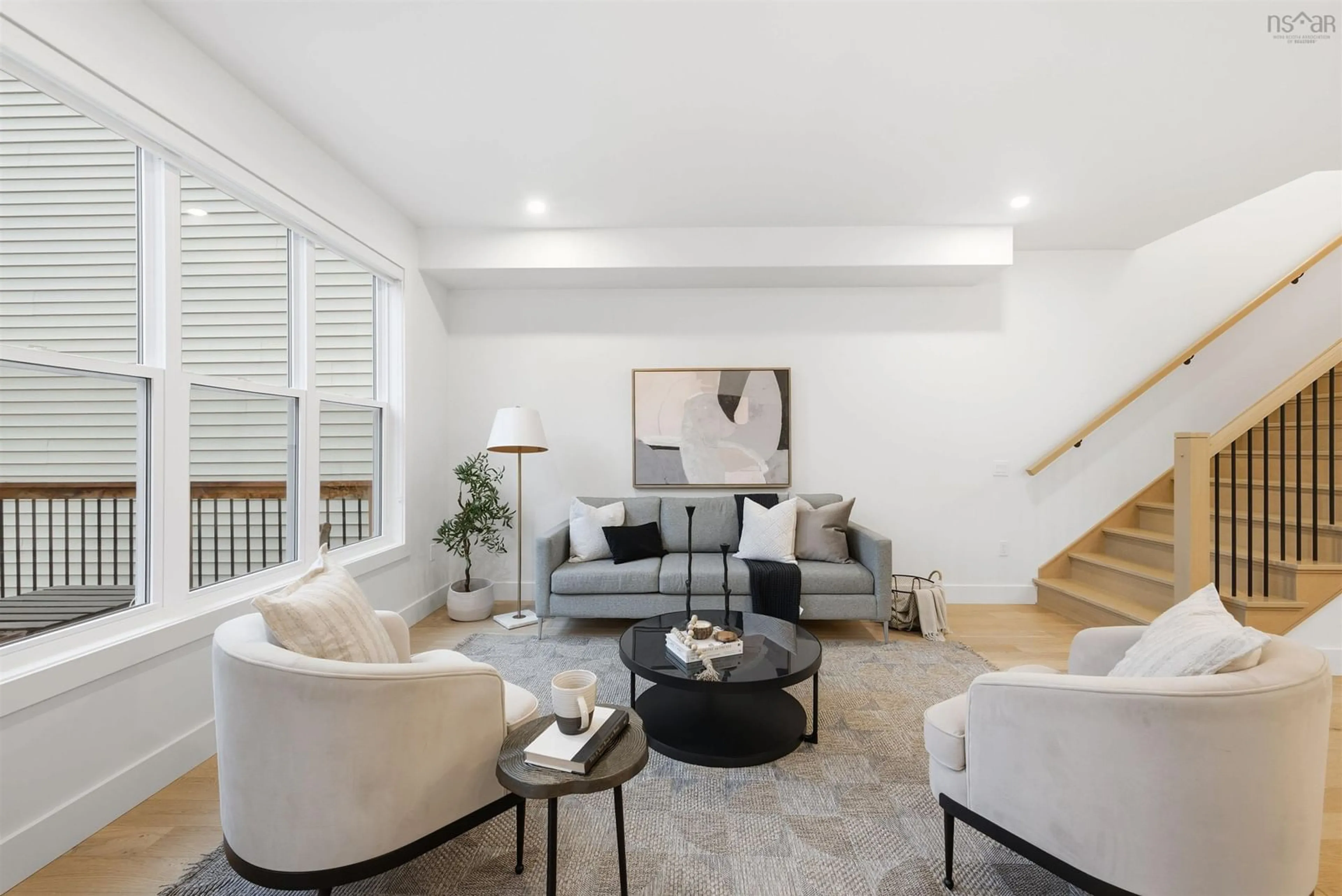 Living room with furniture, unknown for 52 Trekker Dr, Bedford Nova Scotia B4B 2K7