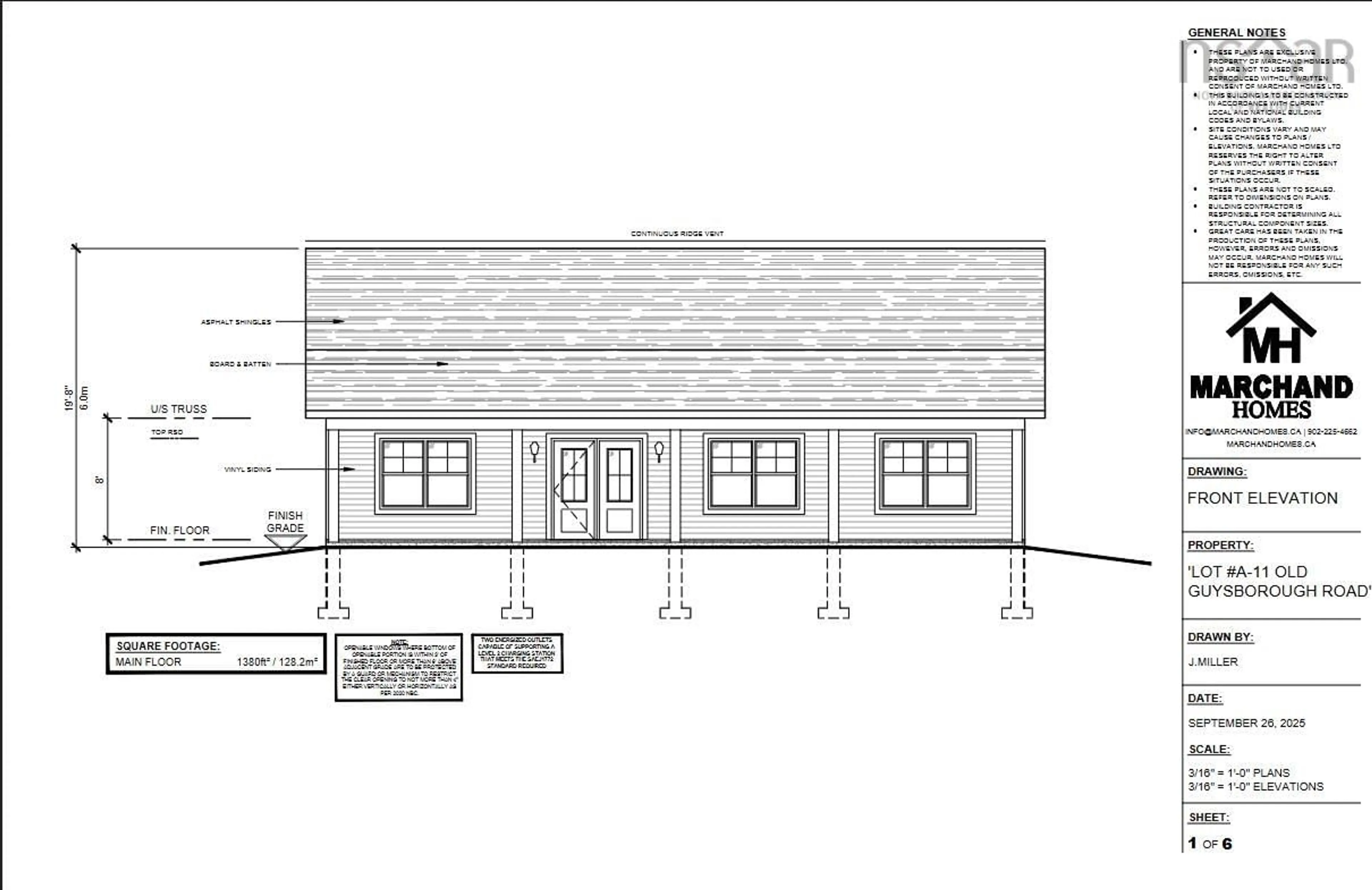 Floor plan for Old Guysborough Rd #Lot A-11, Goffs Nova Scotia B2T 1B9