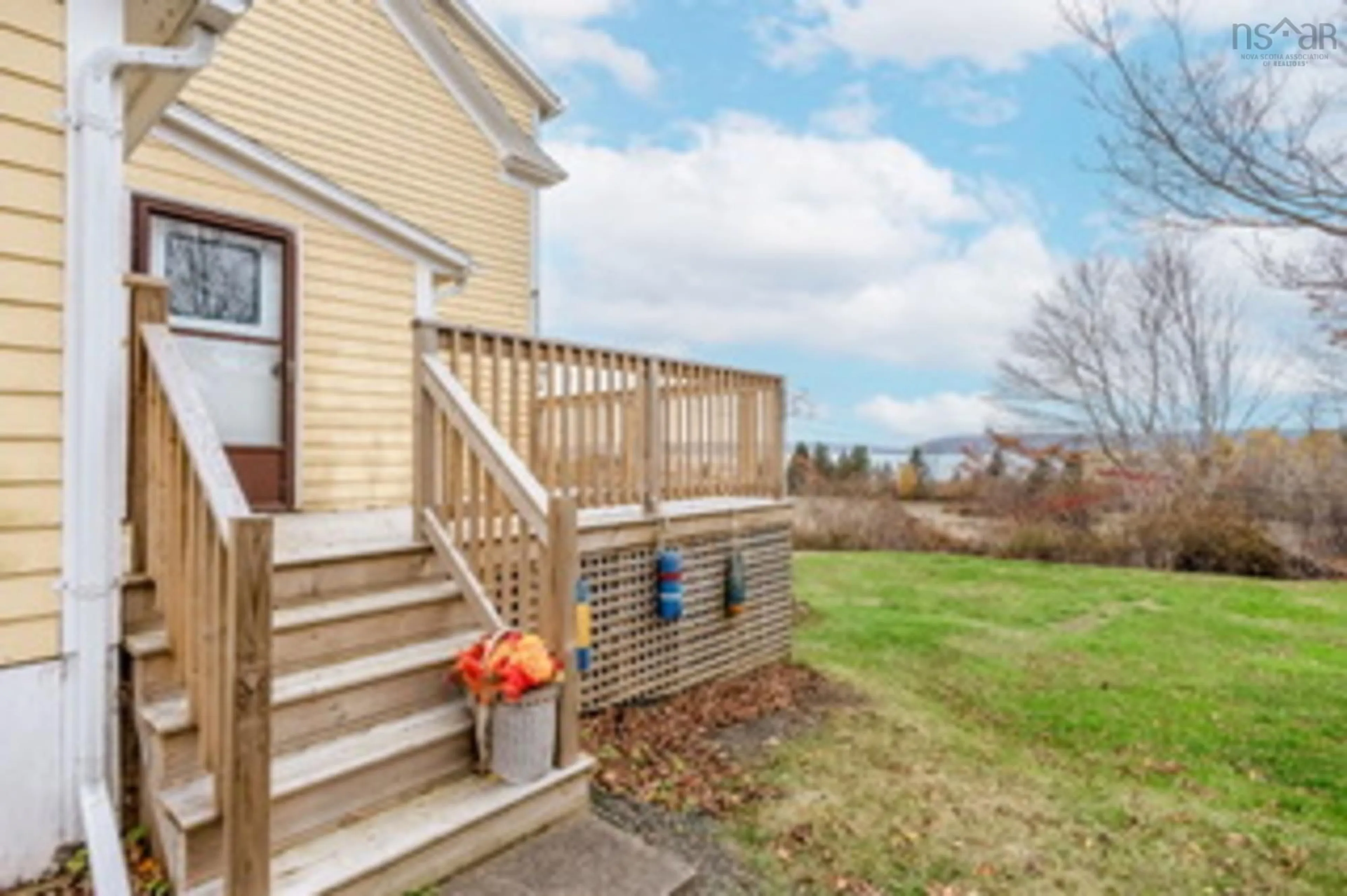 Patio, water/lake/river/ocean view for 503 1 Hwy, Deep Brook Nova Scotia B0S 1J0