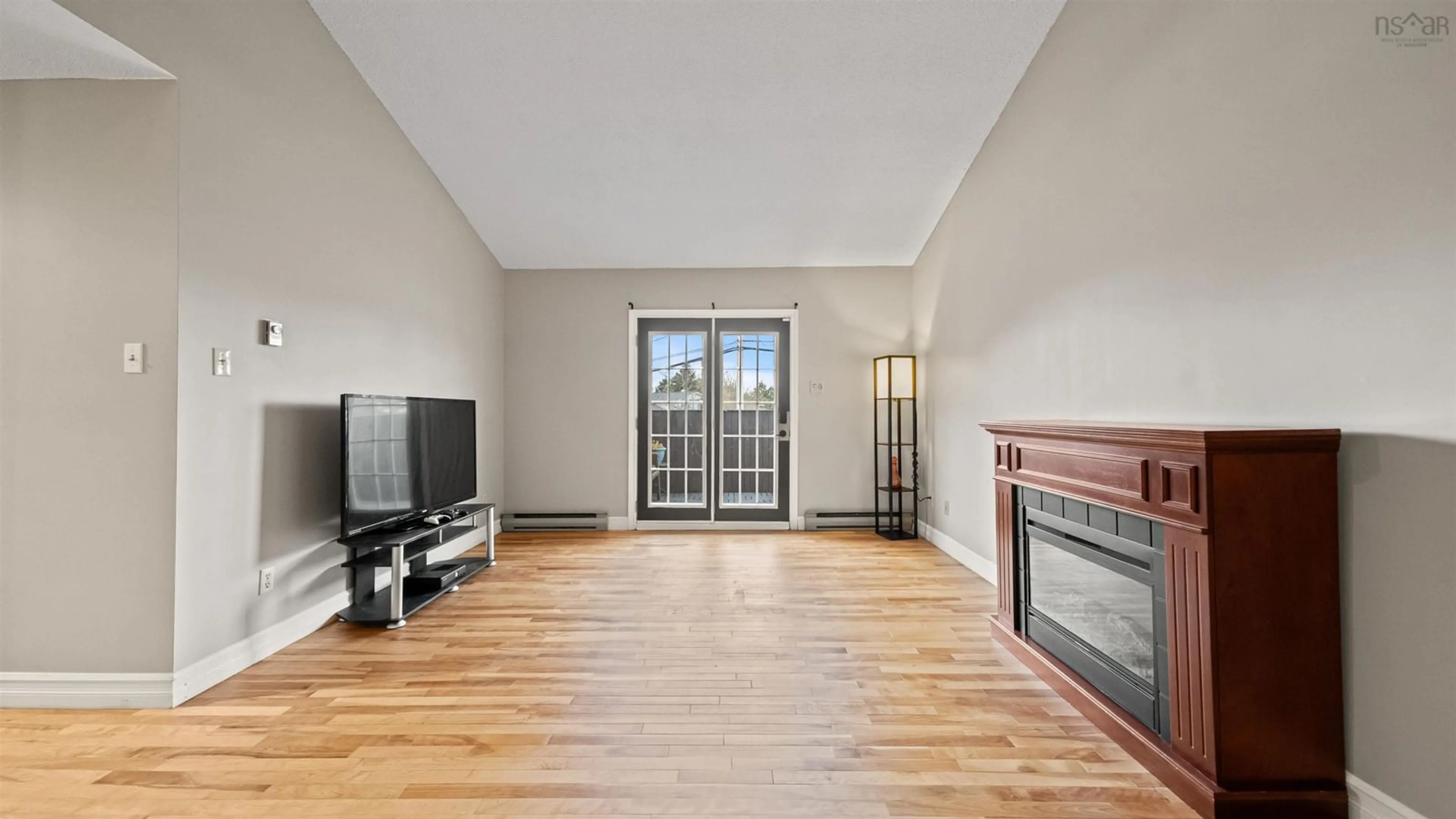 Living room with furniture, wood/laminate floor for 4 Rose Way #9, Dartmouth Nova Scotia B2Y 4L9
