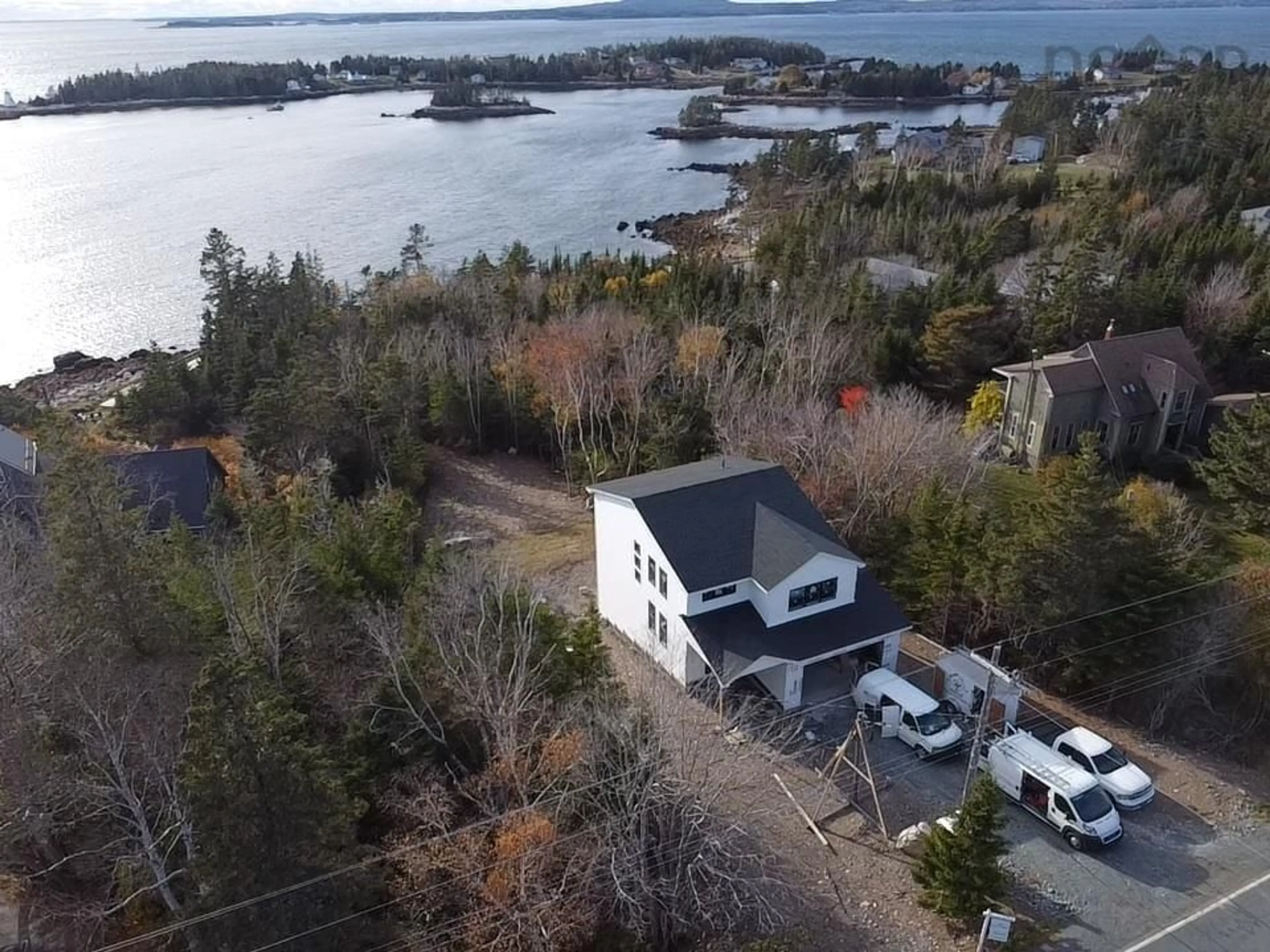 A pic from outside/outdoor area/front of a property/back of a property/a pic from drone, water/lake/river/ocean view for 8776 Peggys Cove Rd, Indian Harbour Nova Scotia B3Z 3P3