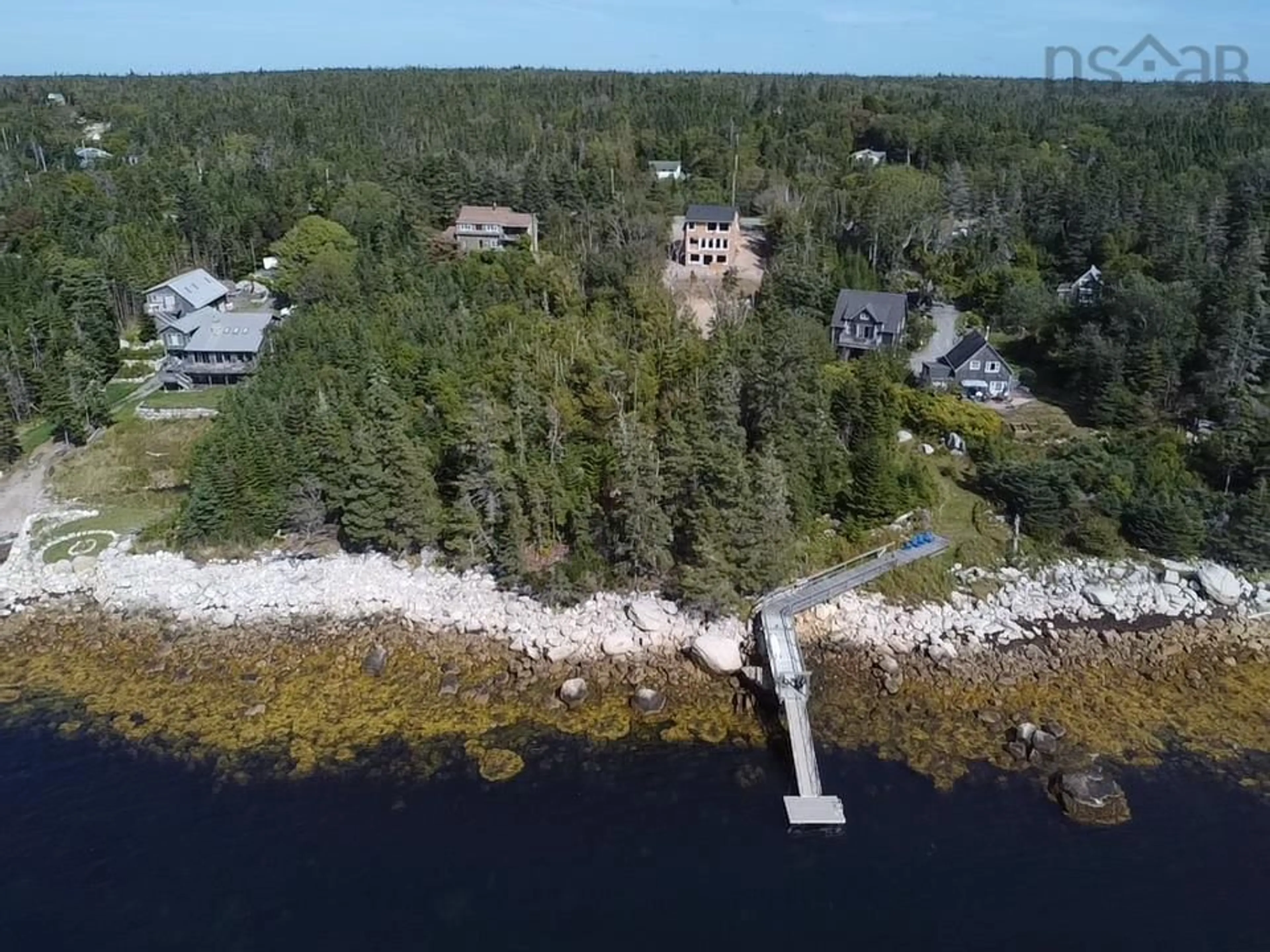 A pic from outside/outdoor area/front of a property/back of a property/a pic from drone, water/lake/river/ocean view for 8776 Peggys Cove Rd, Indian Harbour Nova Scotia B3Z 3P3