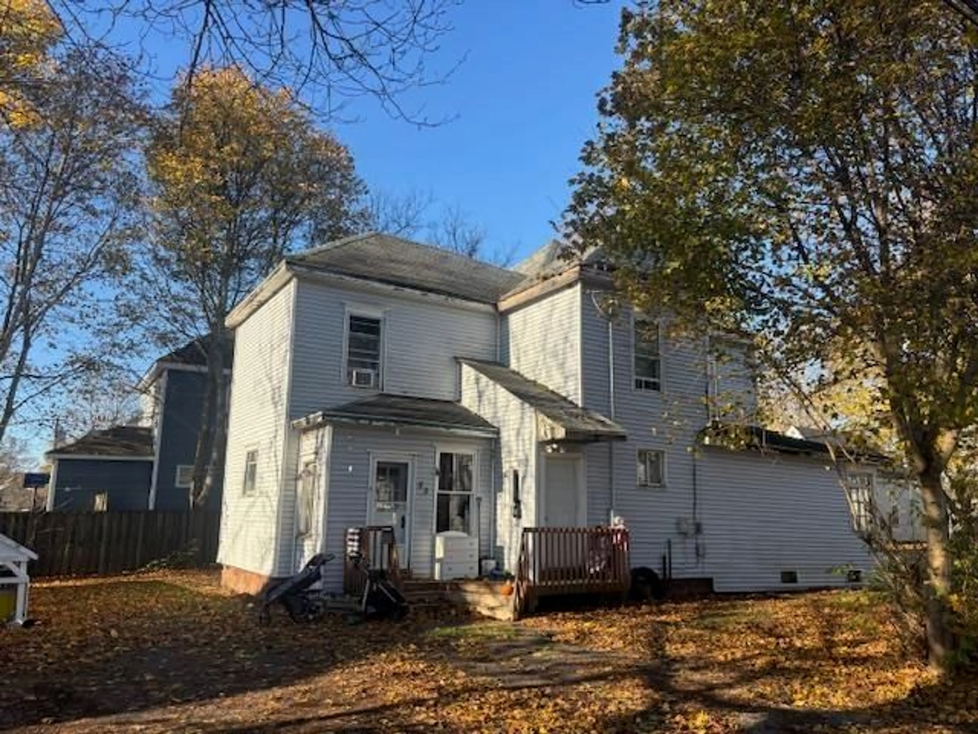A pic from outside/outdoor area/front of a property/back of a property/a pic from drone, building for 53 Spring St, Amherst Nova Scotia B4H 1S3