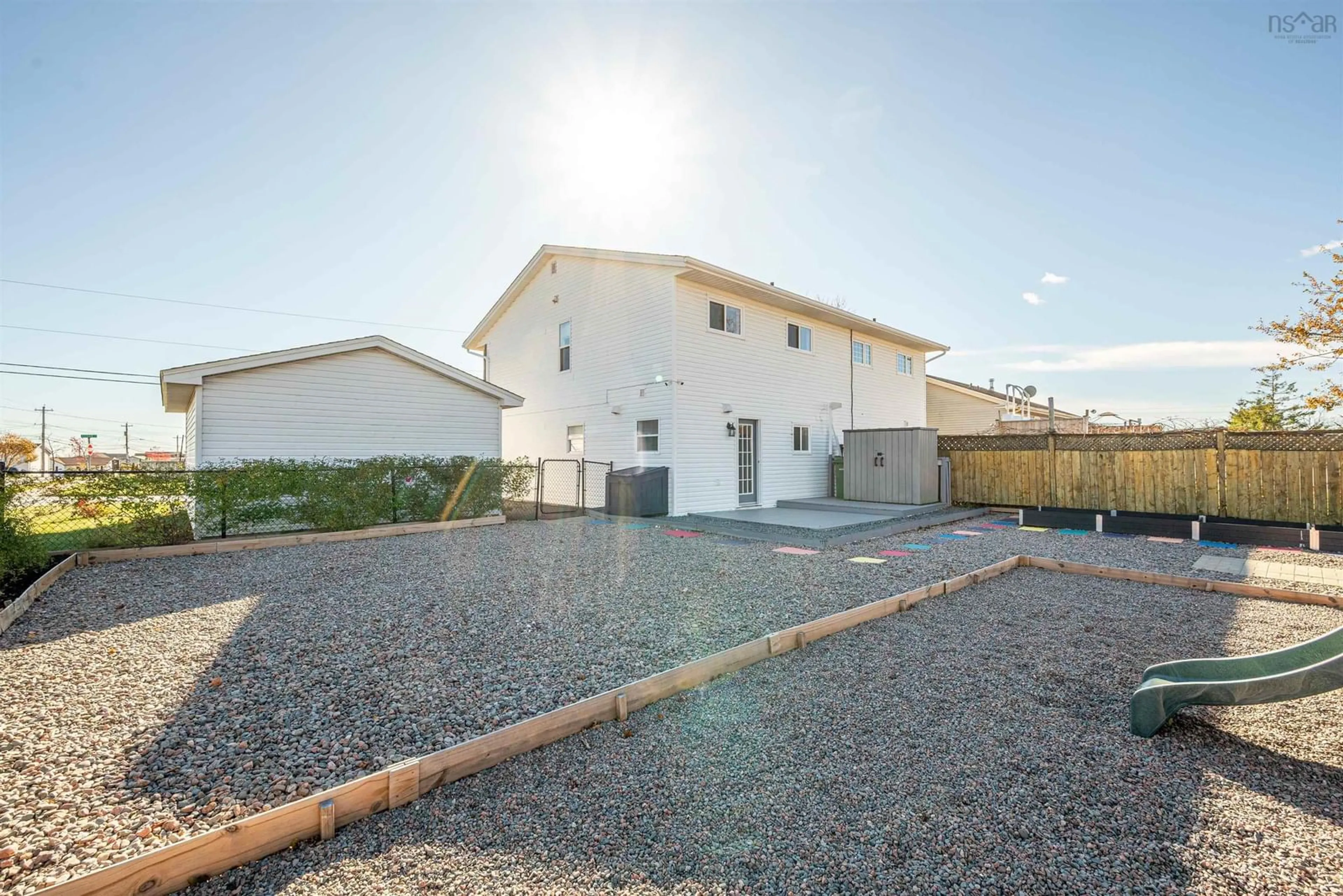 A pic from outside/outdoor area/front of a property/back of a property/a pic from drone, unknown for 2 Kohar Crt, Eastern Passage Nova Scotia B2N 1N5