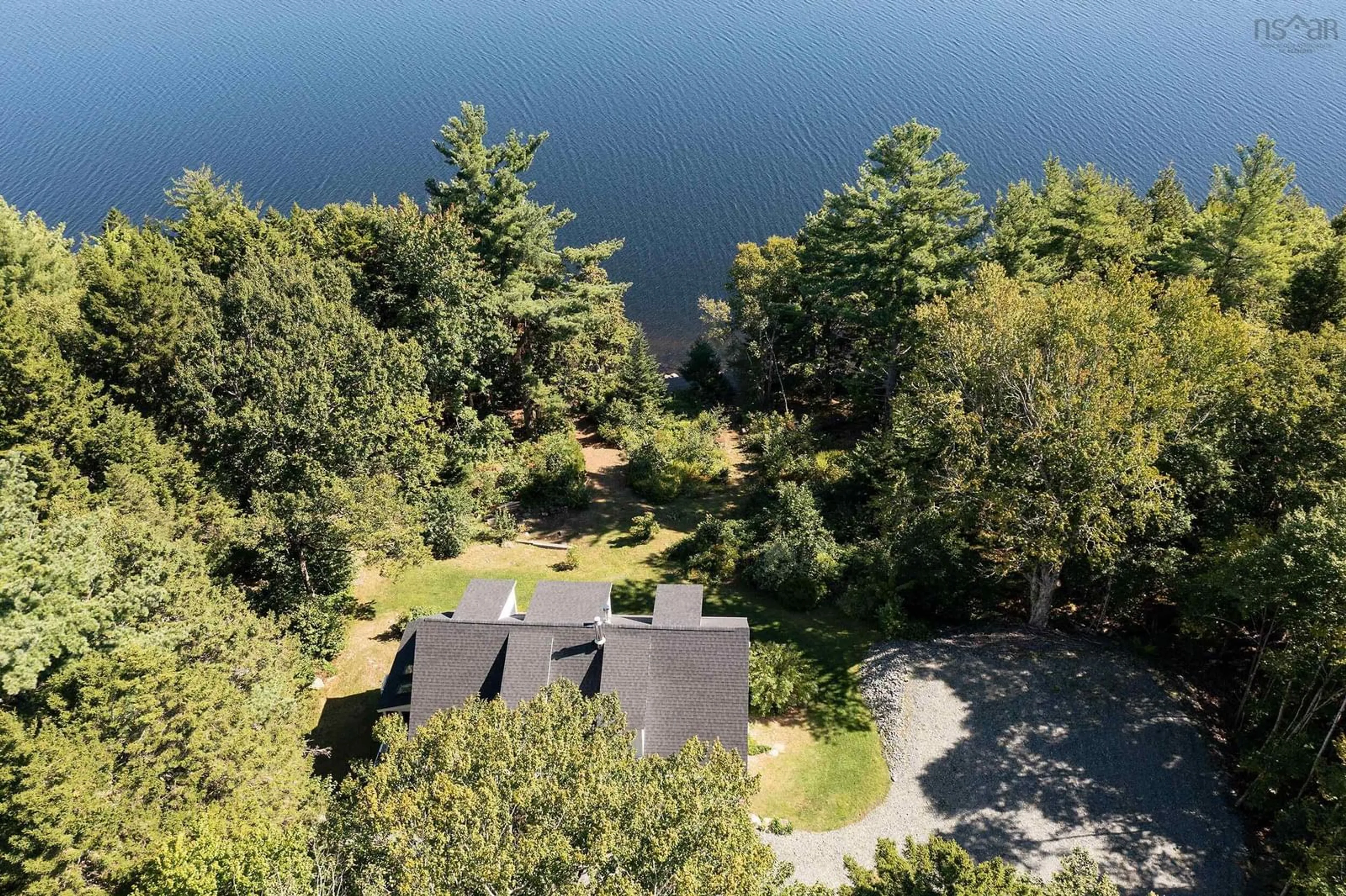 A pic from outside/outdoor area/front of a property/back of a property/a pic from drone, water/lake/river/ocean view for 1634 Camperdown Rd, Camperdown Nova Scotia B4V 6S5