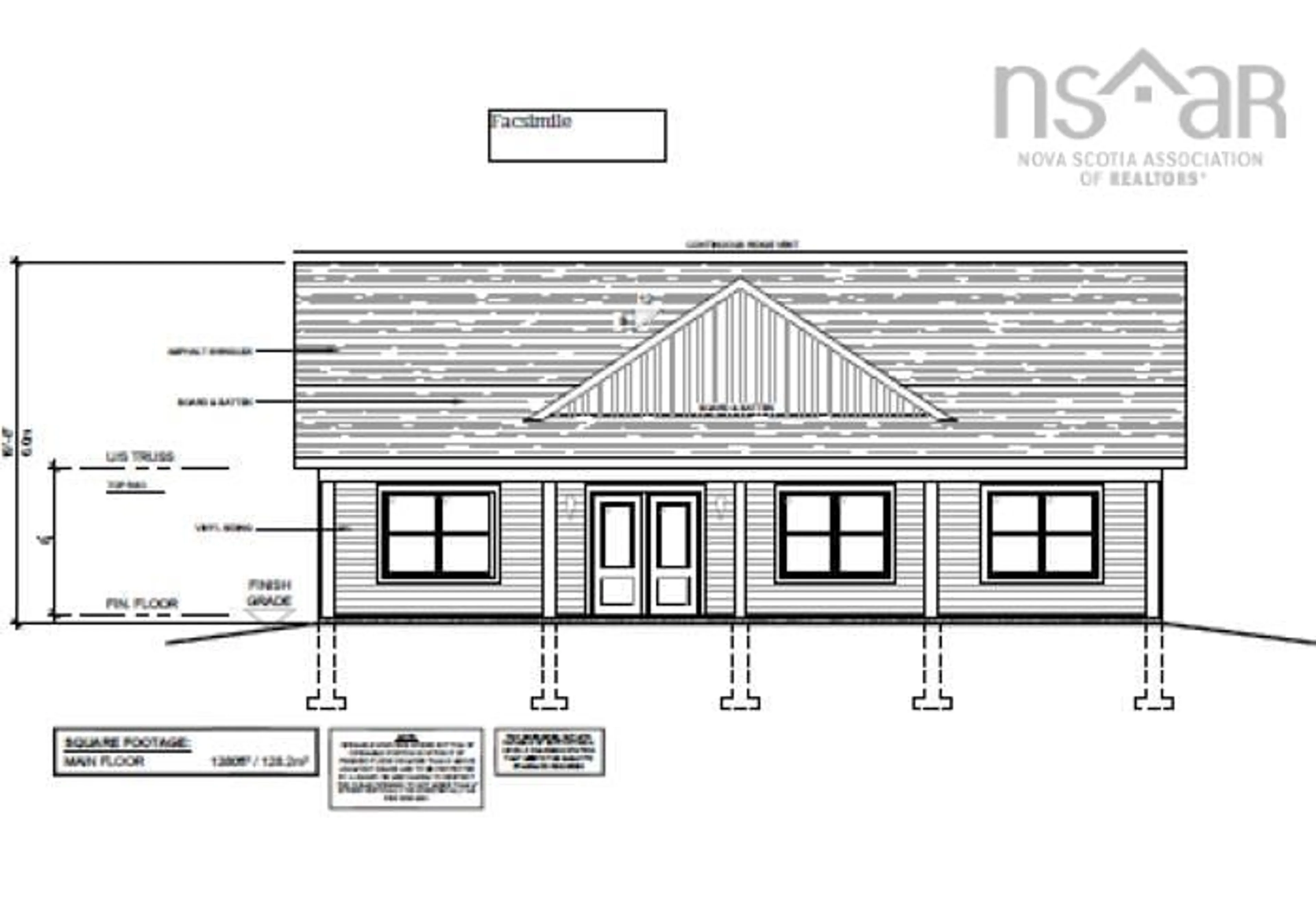 Floor plan for Woodchuck Lane #Lot A-3, Goffs Nova Scotia B2T 1B9