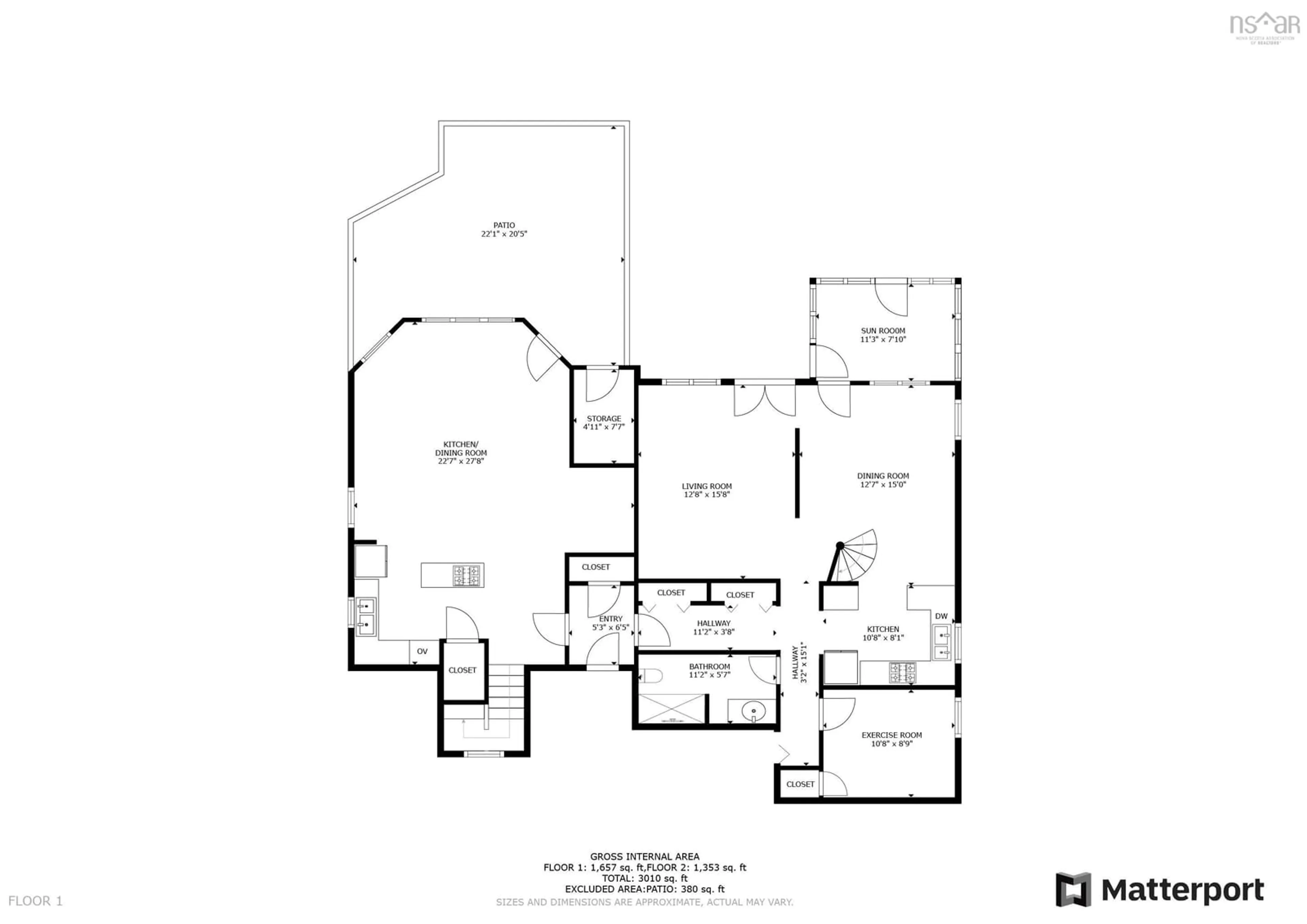 Floor plan for 333/335 Kings Rd, Wellington Nova Scotia B2T 1A2