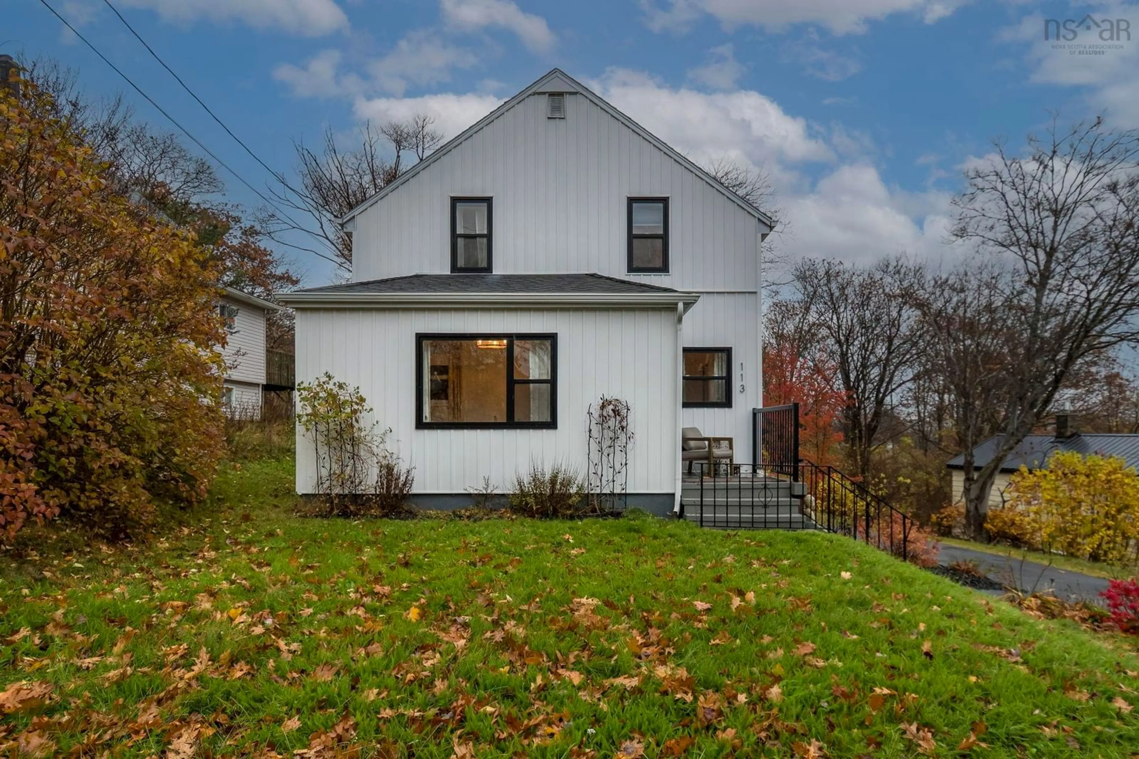 Home with vinyl exterior material, street for 113 Rutledge St, Bedford Nova Scotia B4A 1X7