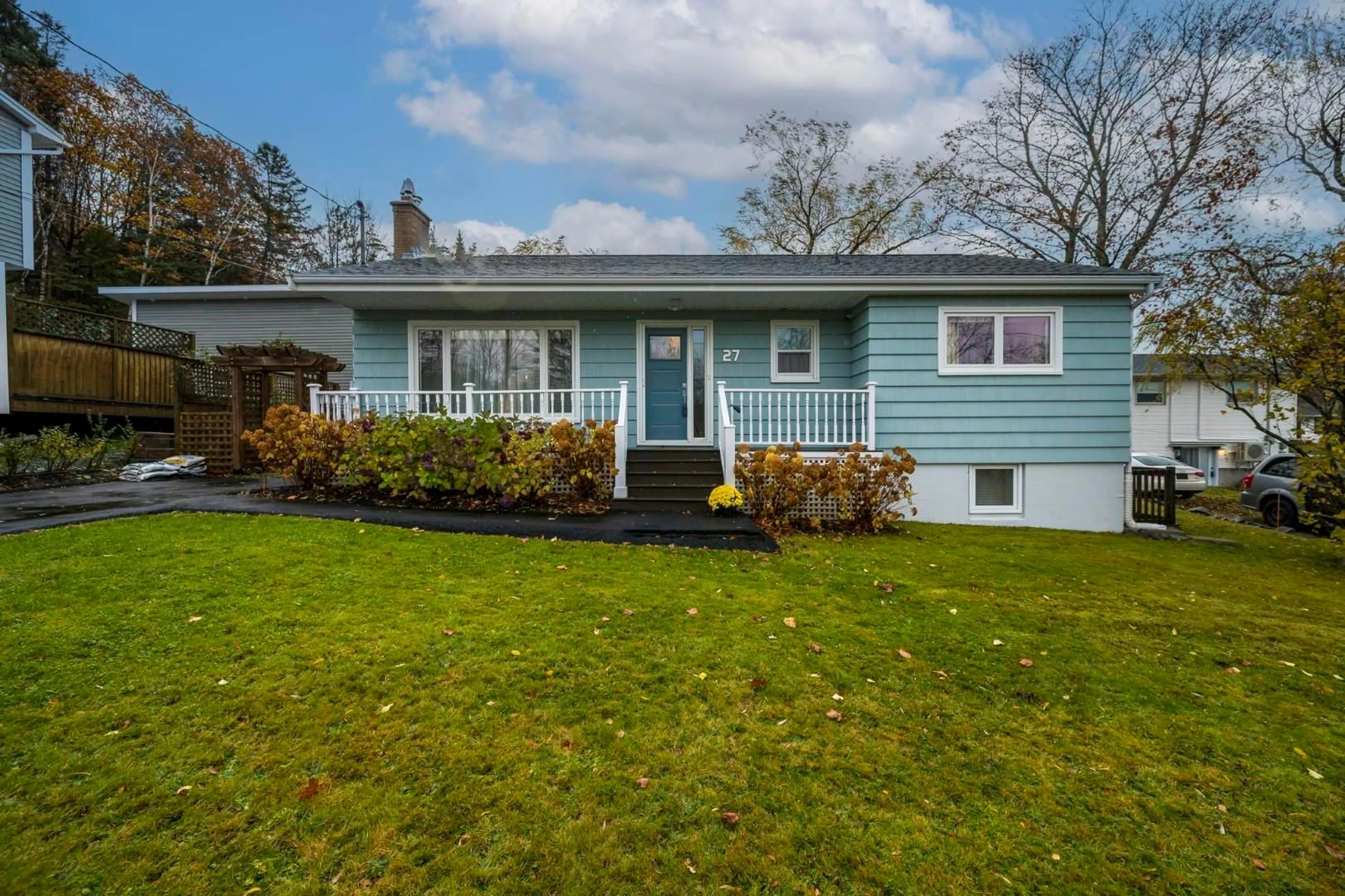 Home with vinyl exterior material, street for 27 Dartmoor Cres, Bedford Nova Scotia B4A 2K6